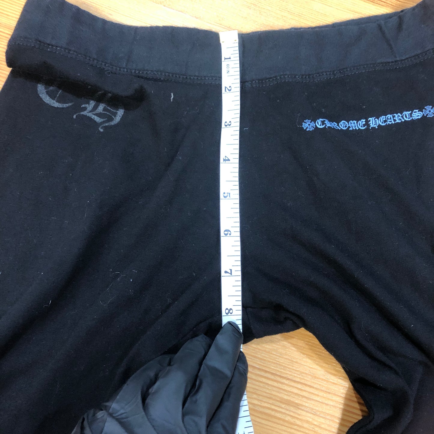 Chrome Hearts Script Logo Sweatpants with Blue Graphic Print