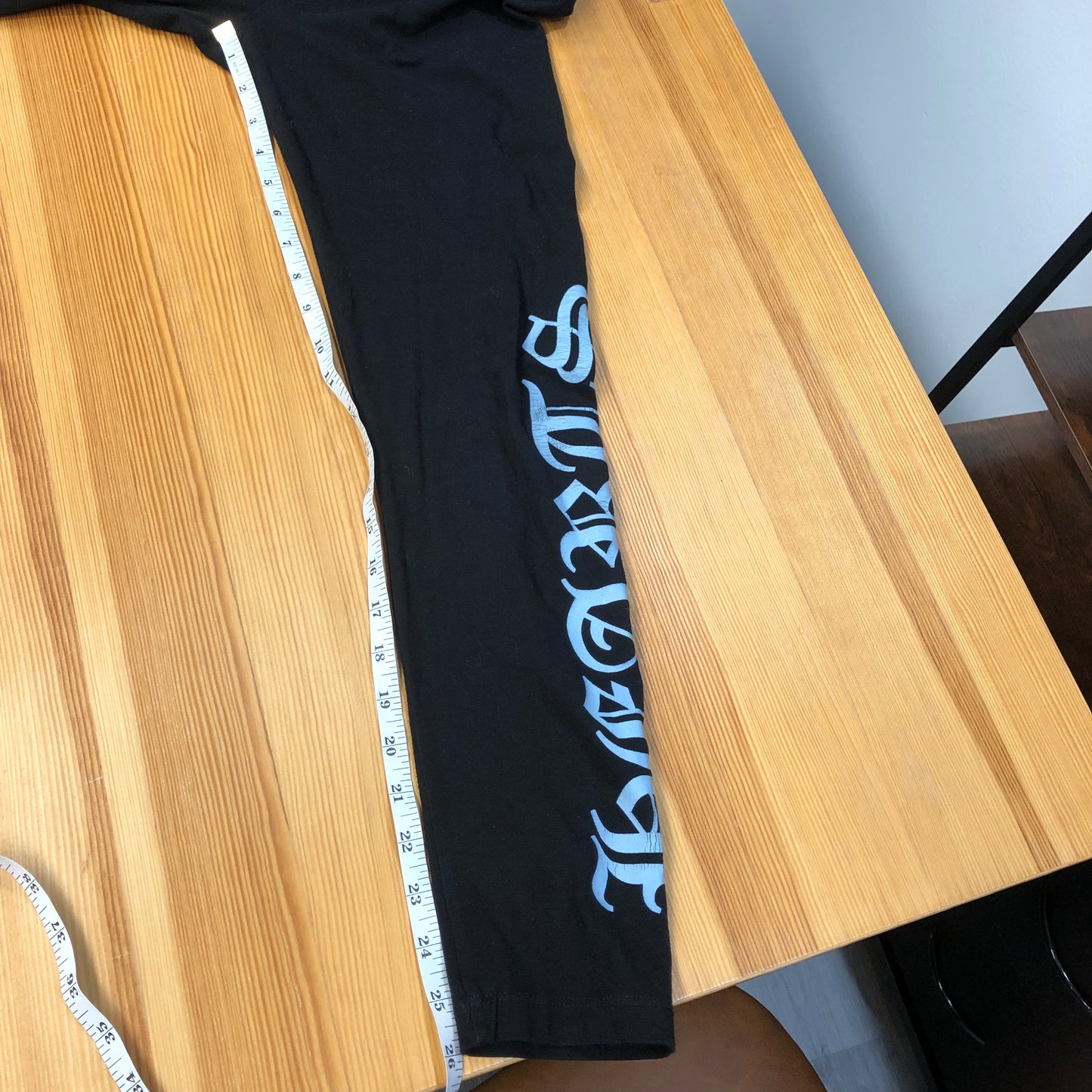 Chrome Hearts Script Logo Sweatpants with Blue Graphic Print