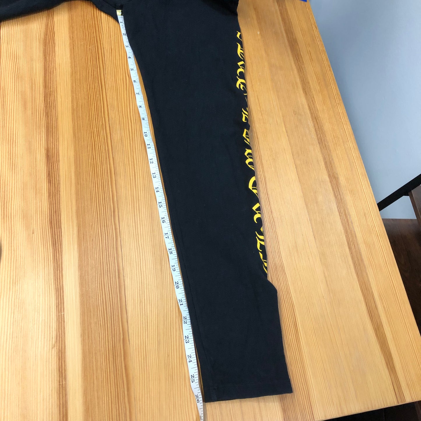 Chrome Hearts Script Logo Sweatpants with Yellow Graphic Print