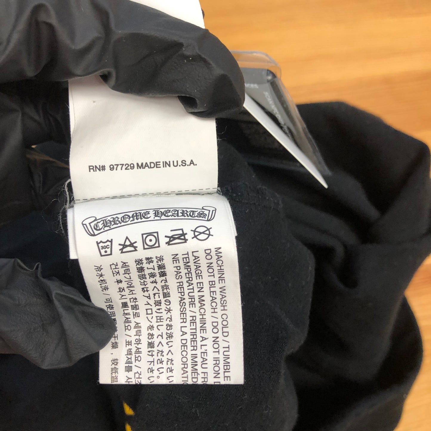 Chrome Hearts Script Logo Sweatpants with Yellow Graphic Print