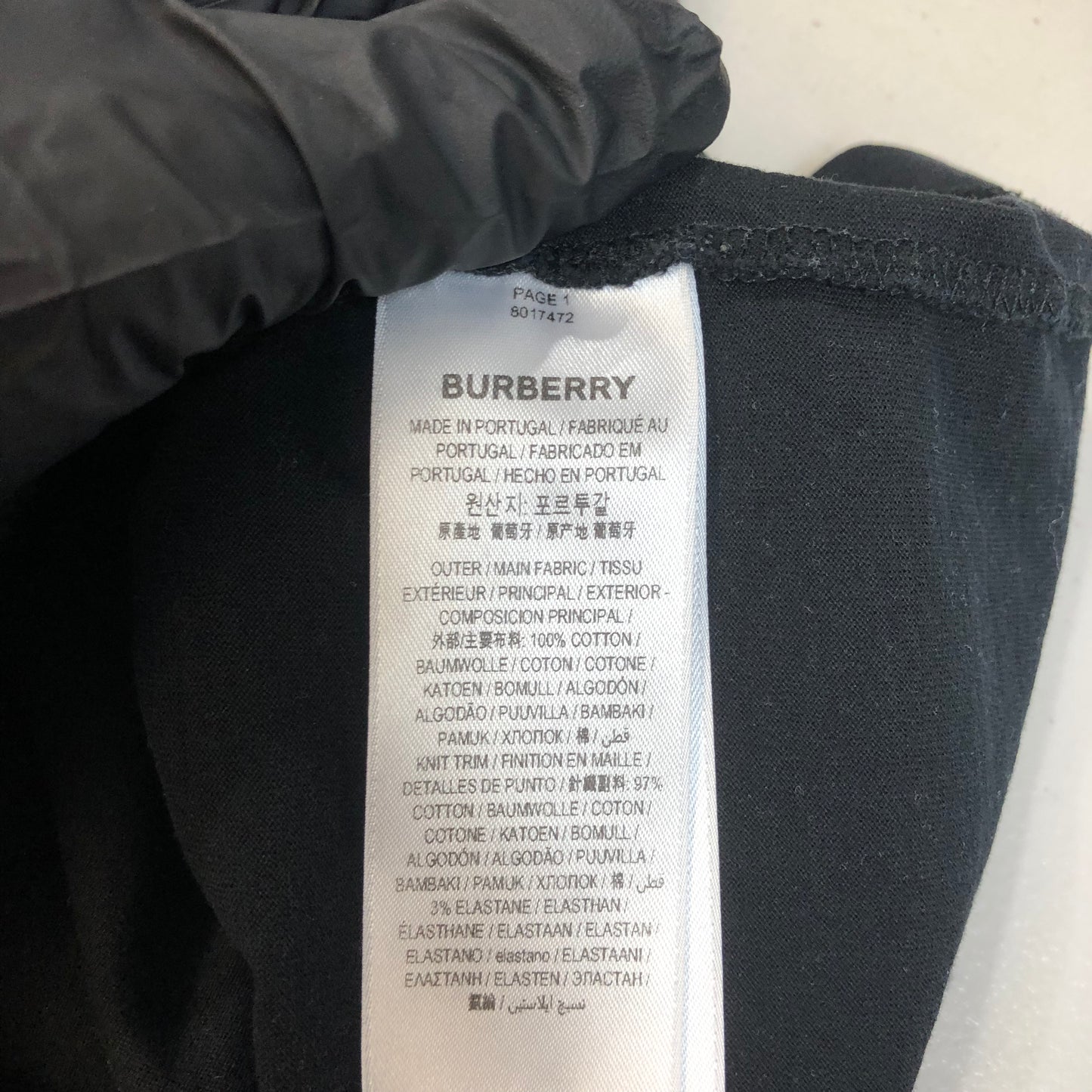 Burberry TB Monogram Logo Cotton T-Shirt