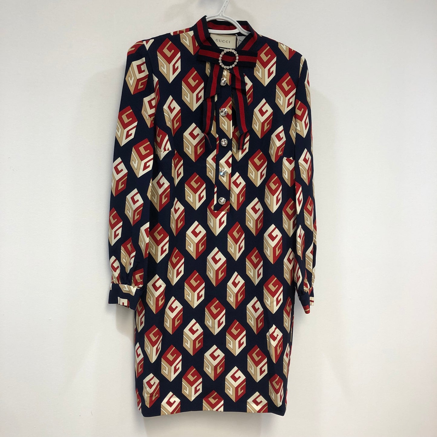 Gucci Printed Silk Dress Size L