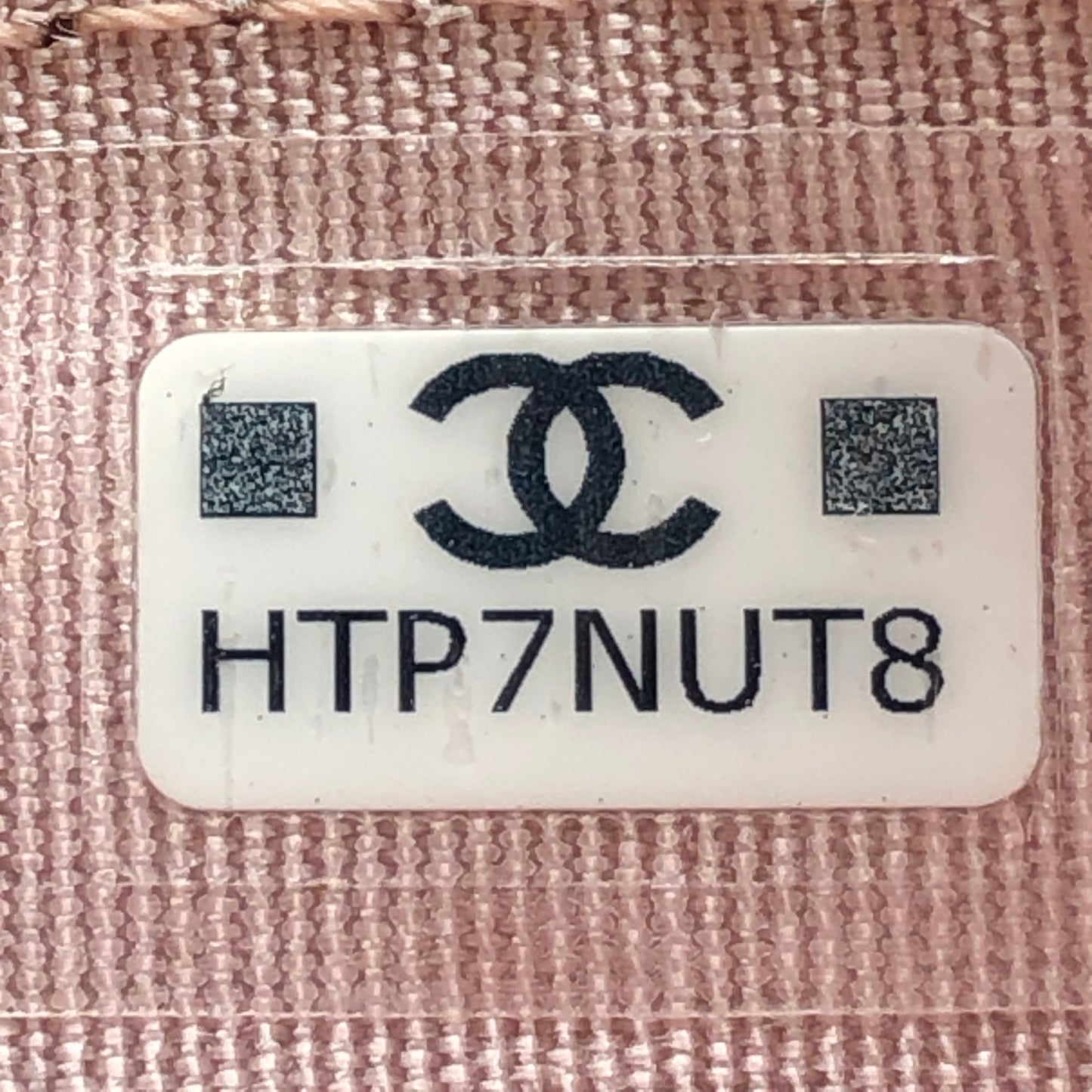 Chanel Blush Pink Quilted Card Holder
