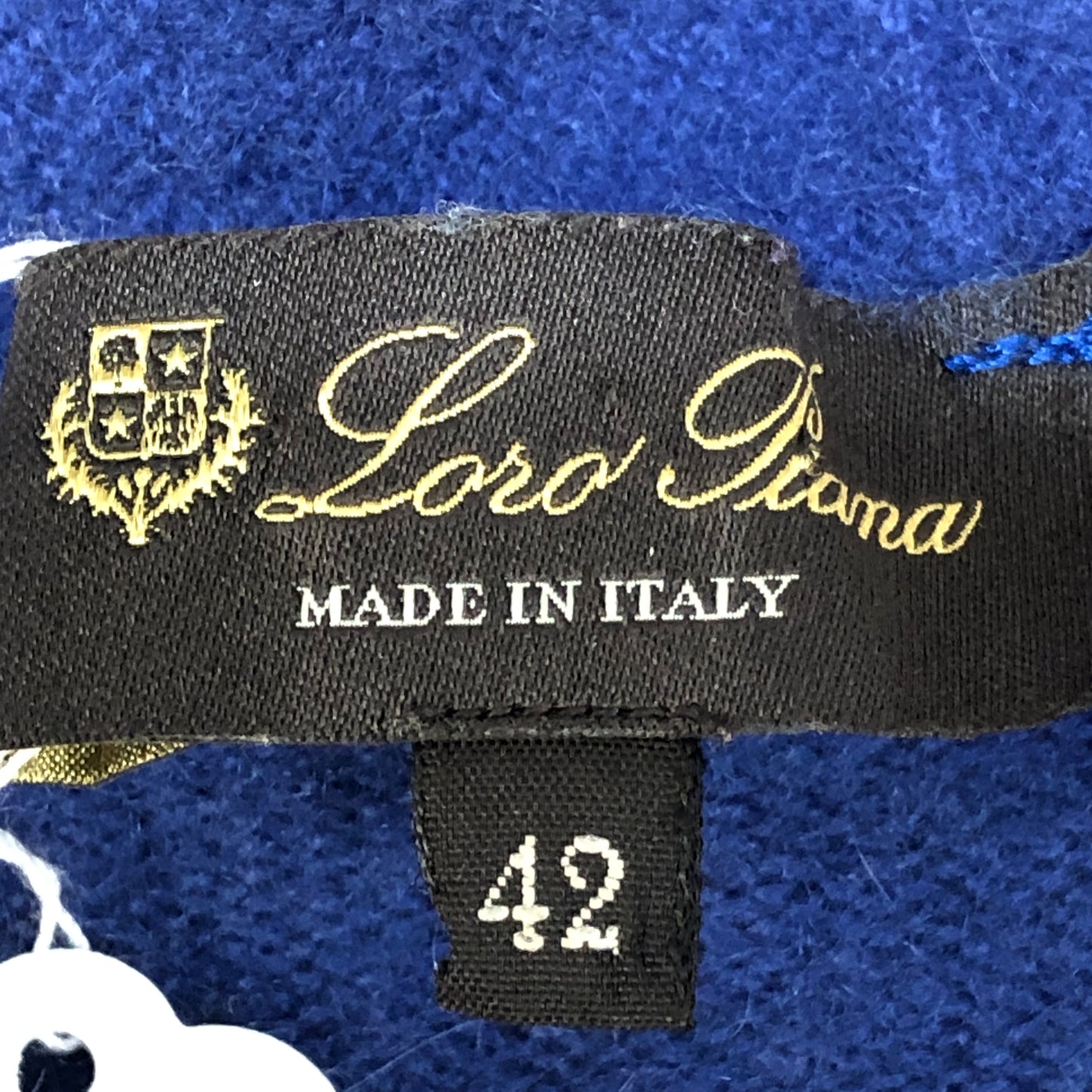 Loro Piana Periwinkle V-Neck Knit Sweater size 42