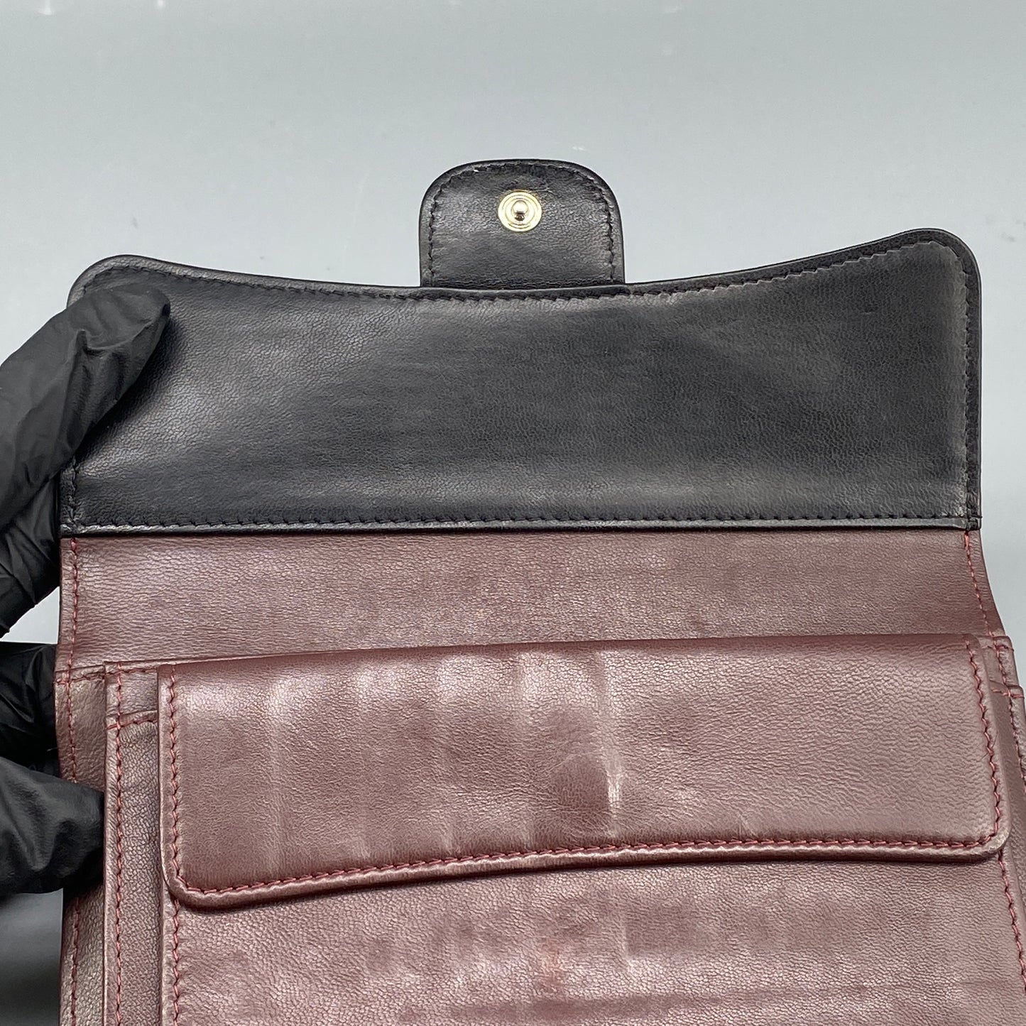Chanel Black Quilted Lambskin Classic Flap Long Wallet
