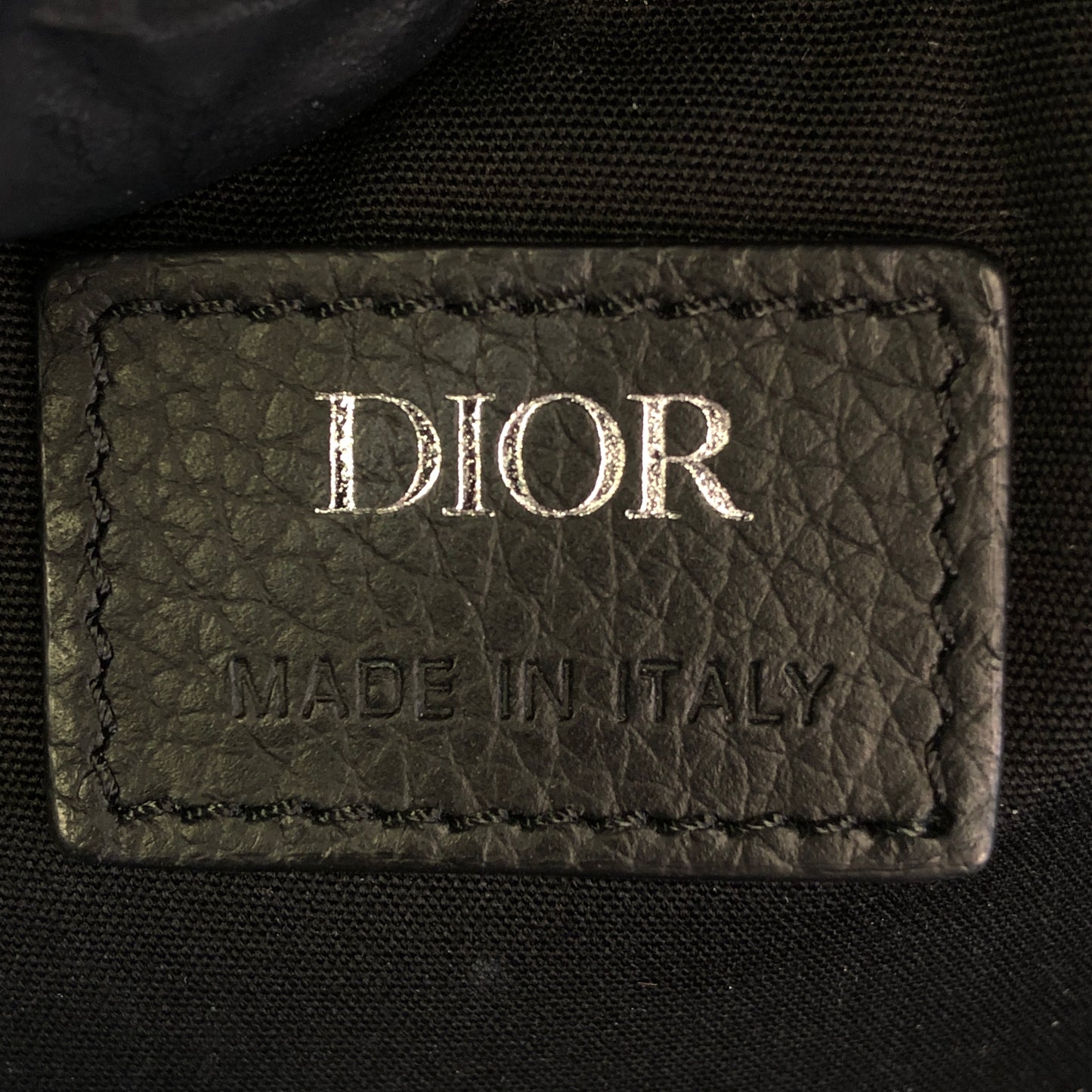 Christian Dior Oblique Galaxy Canvas Backpack Grey/Navy/Black
