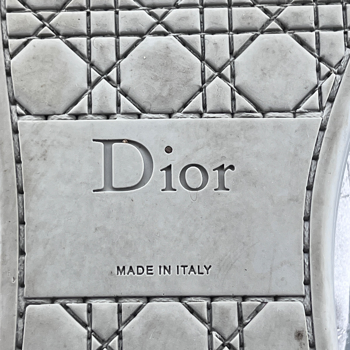 Christian Dior Silver Women Sneaker Shoes Size 37