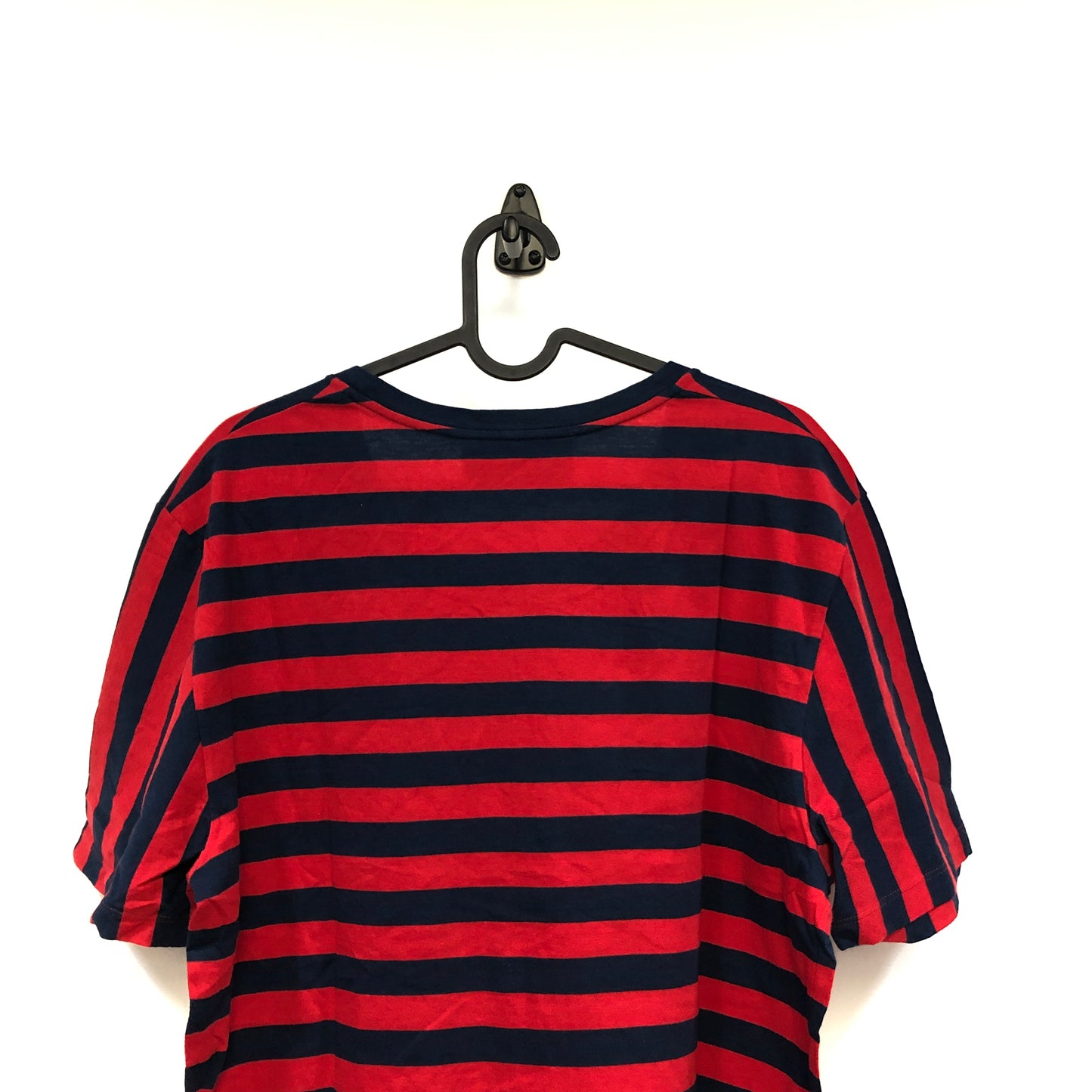 Gucci Navy Blue & Red Striped Short Sleeve T-shirt Size M