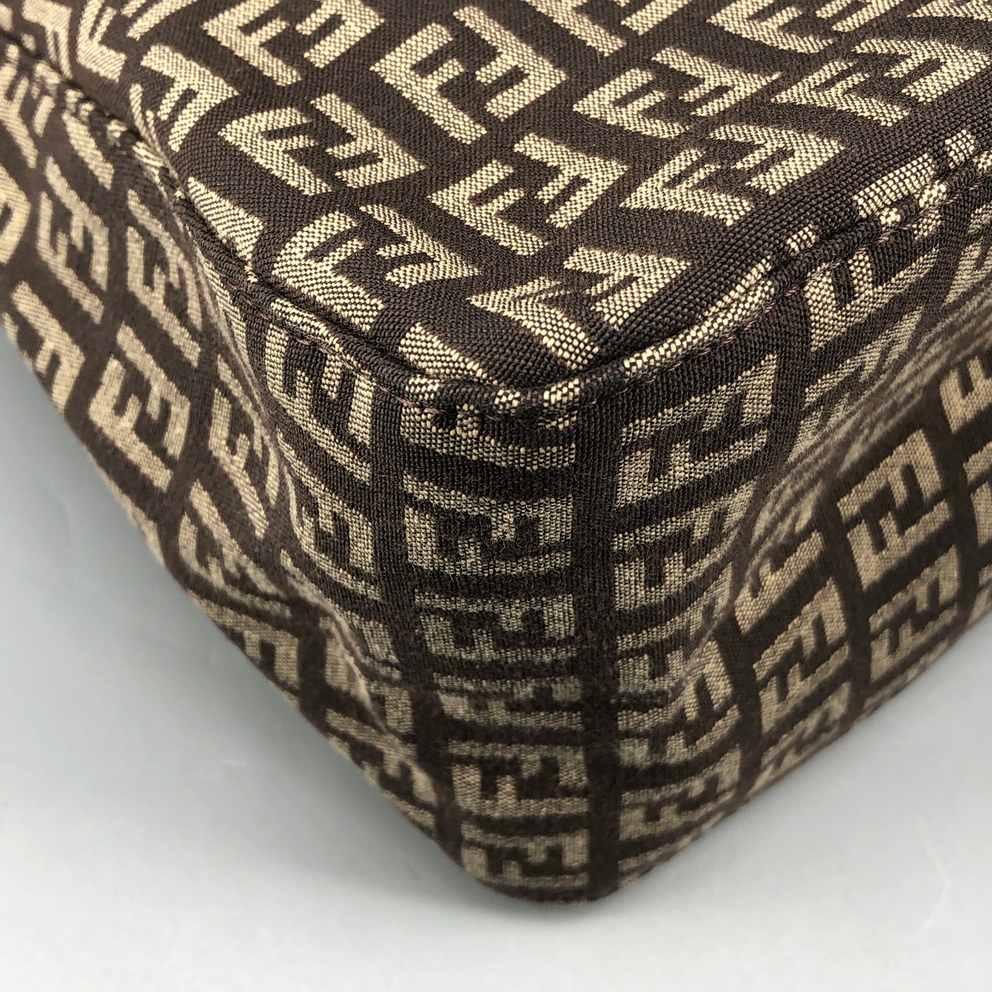 Fendi Zucca Shoulder Bag Brown