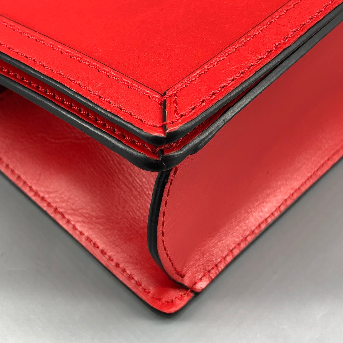Loewe Barcelona Red Smooth Calfskin Crossbody Bag