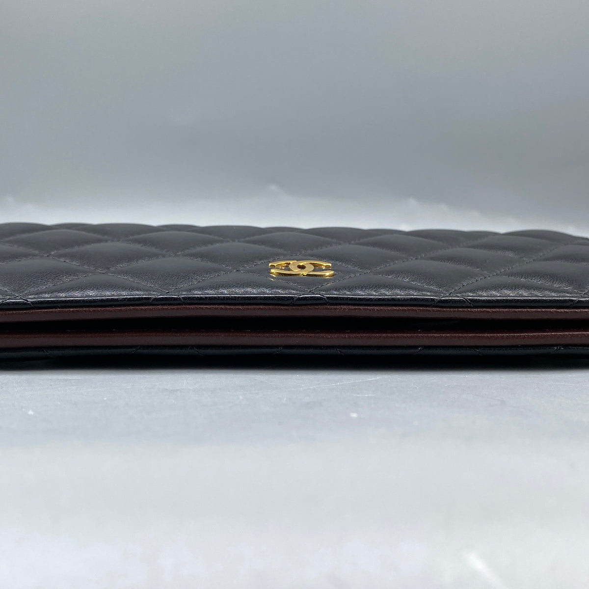 Chanel Quilted Long Wallet Black