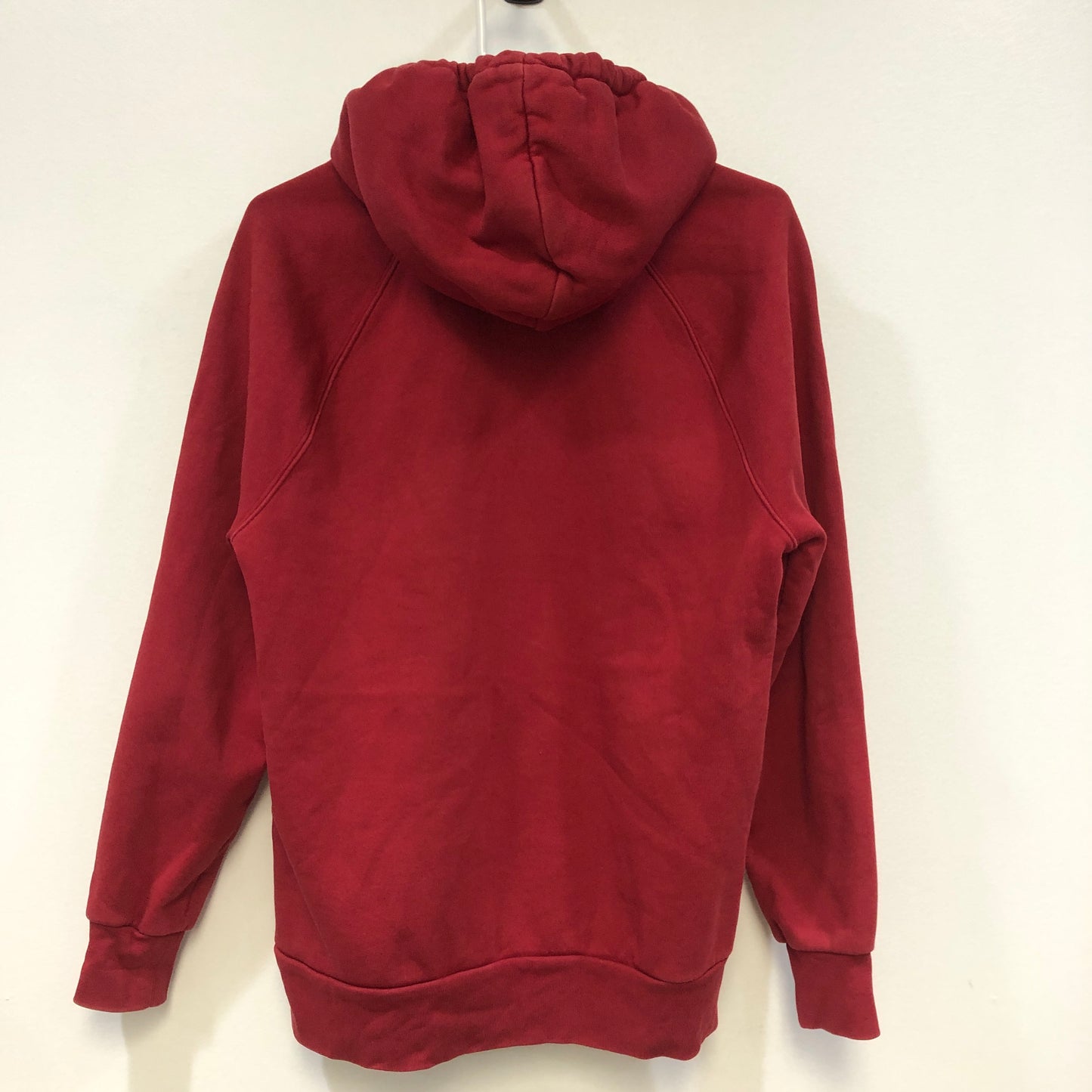 Burberry Burgundy Logo Print Hoodie Size S