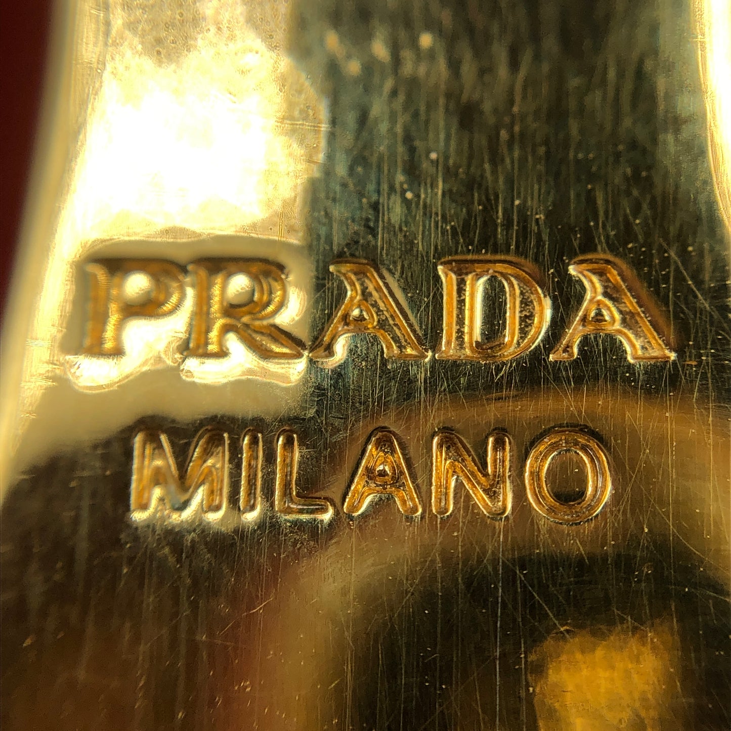 Prada Vernice Saffiano Promenade Dome Satchel Bag Red