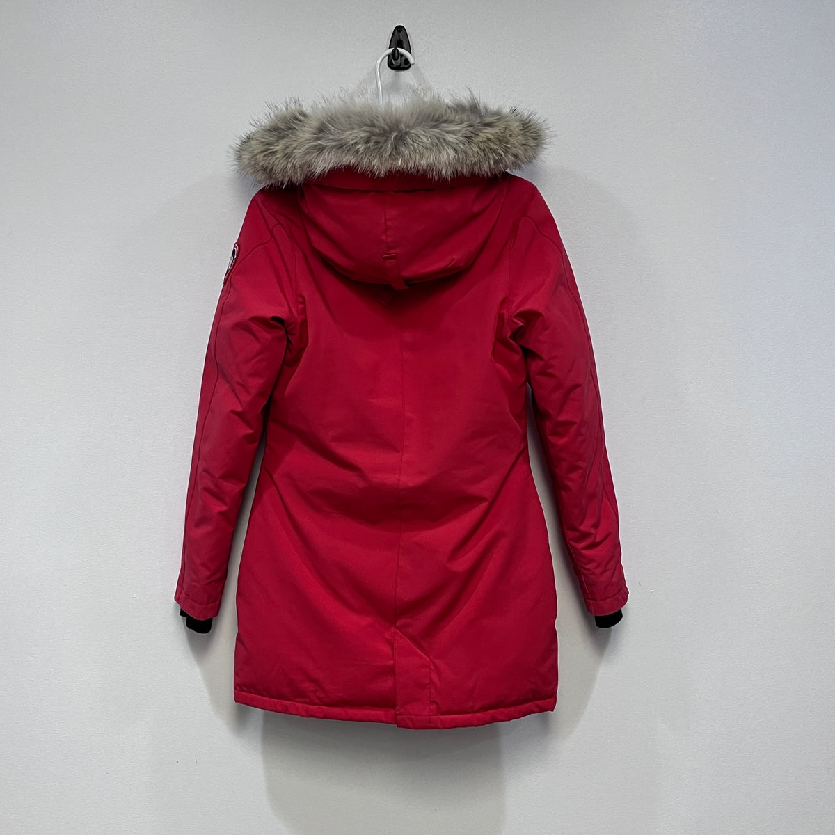 Canada Goose Red Fur Trim Parka Size S