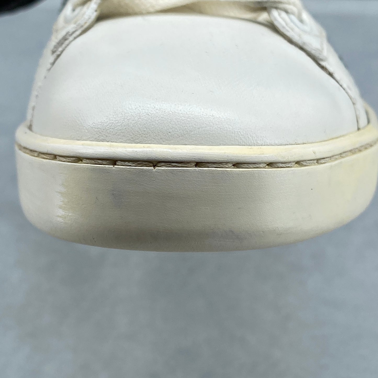 Gucci Women's White Leather Web Stripe Bee Embroidery Ace Low Top Sneakers Size 36.5