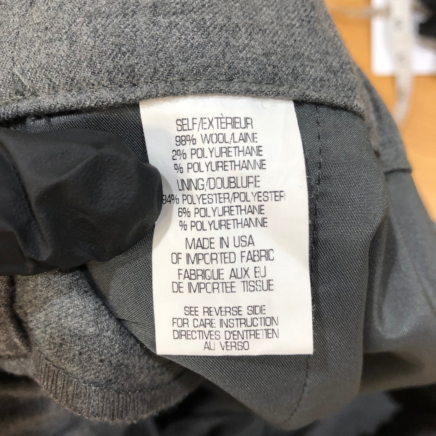 Theory Grey Elastic Waist Tapered Ankle Pants Size P/TP