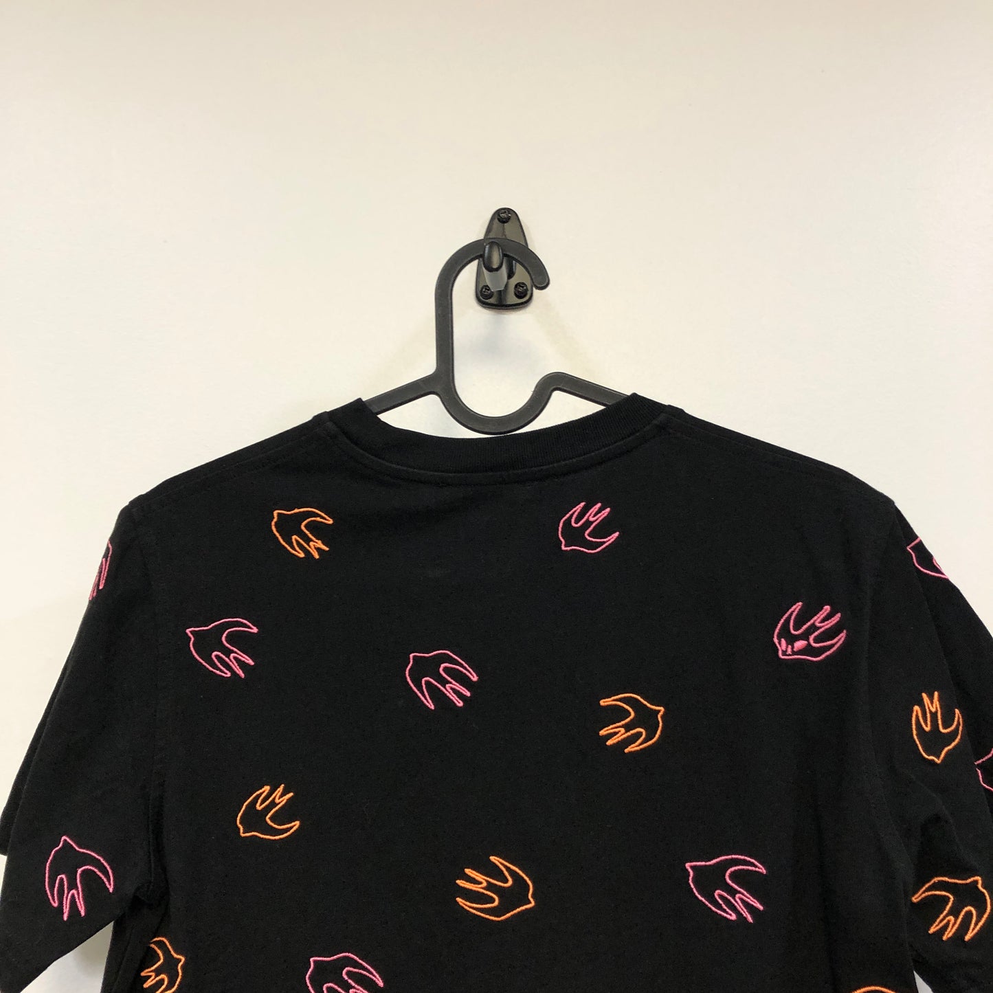 Alexander McQueen Black Printed Short Sleeve T-shirt Size S