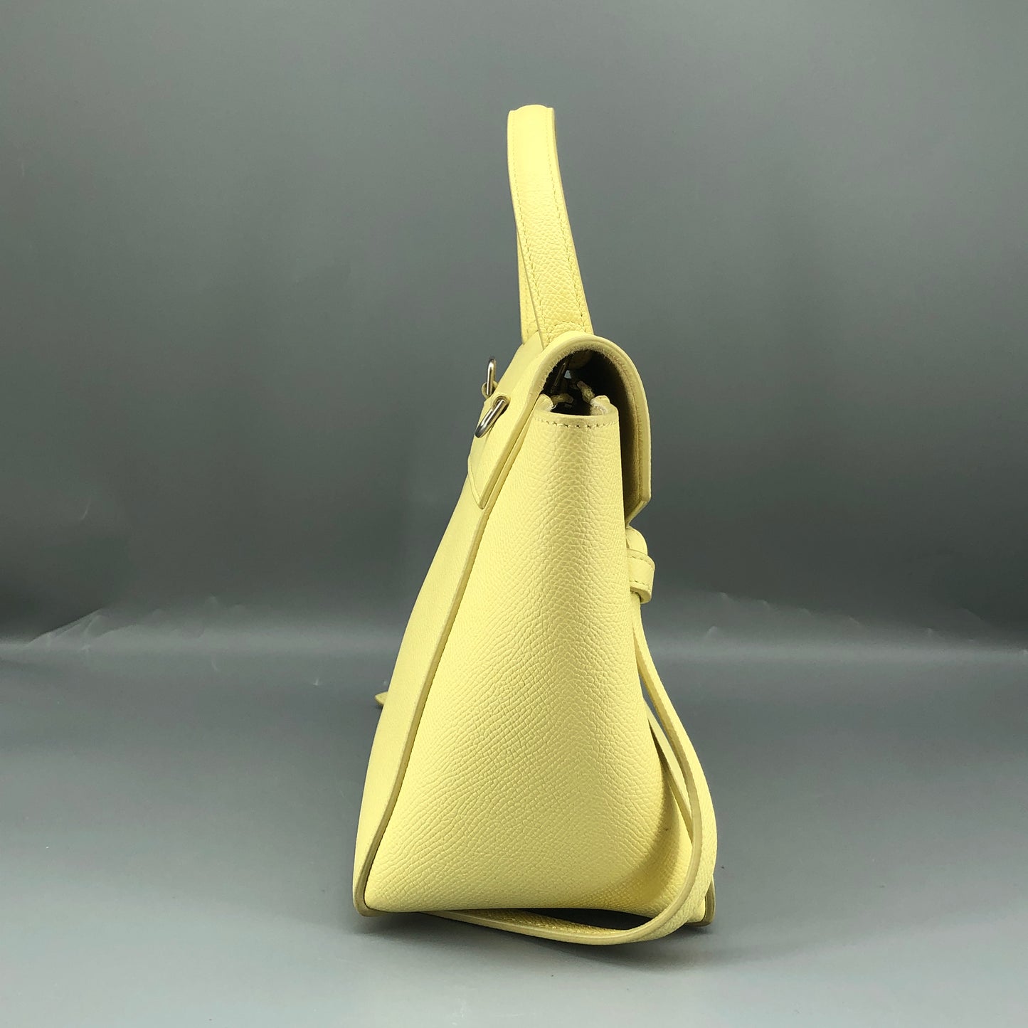 Celine Nano Belt Bag Leather Handbag Light Yellow