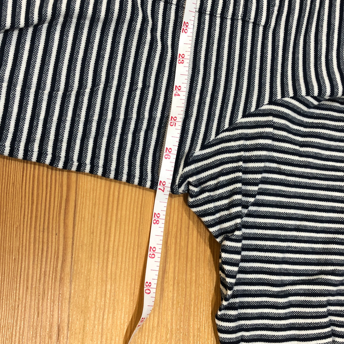 Lanvin Navy blue & white horizontal stripes T-shirt Size XXL
