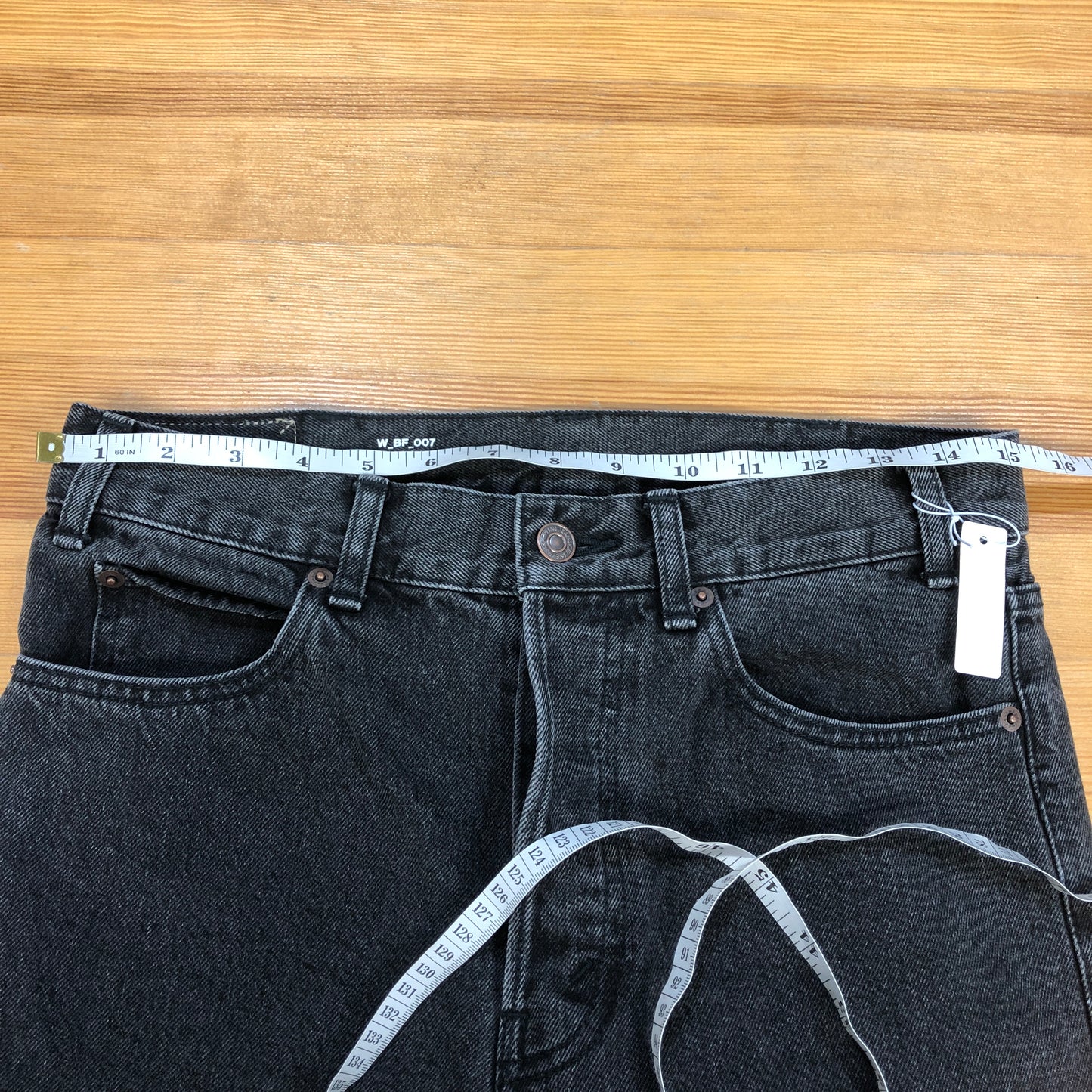 Celine Dark Grey Straight Leg Denim Jeans Size 26