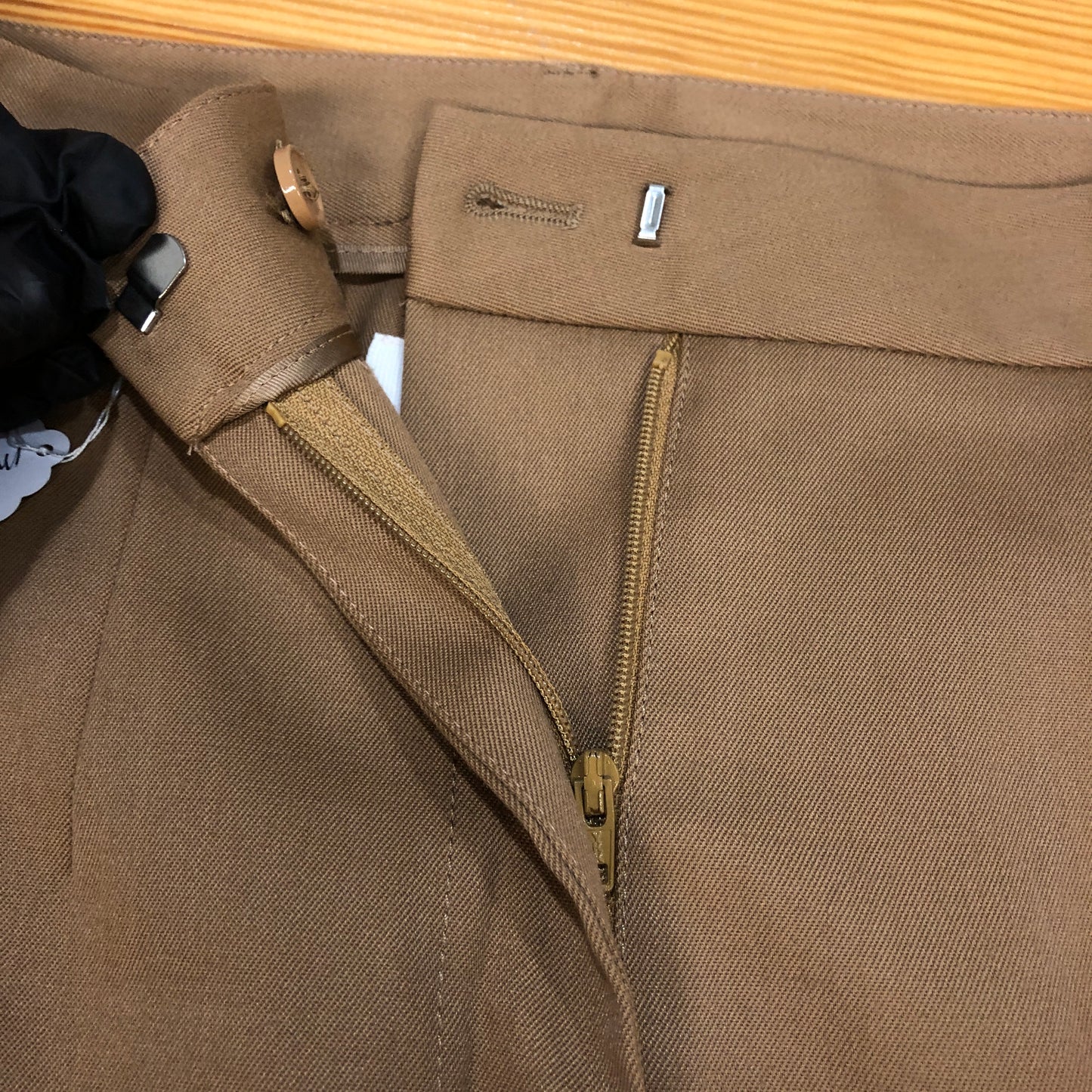 MM6 Maison Margiela Wide-Leg Trousers Size 40 Tan