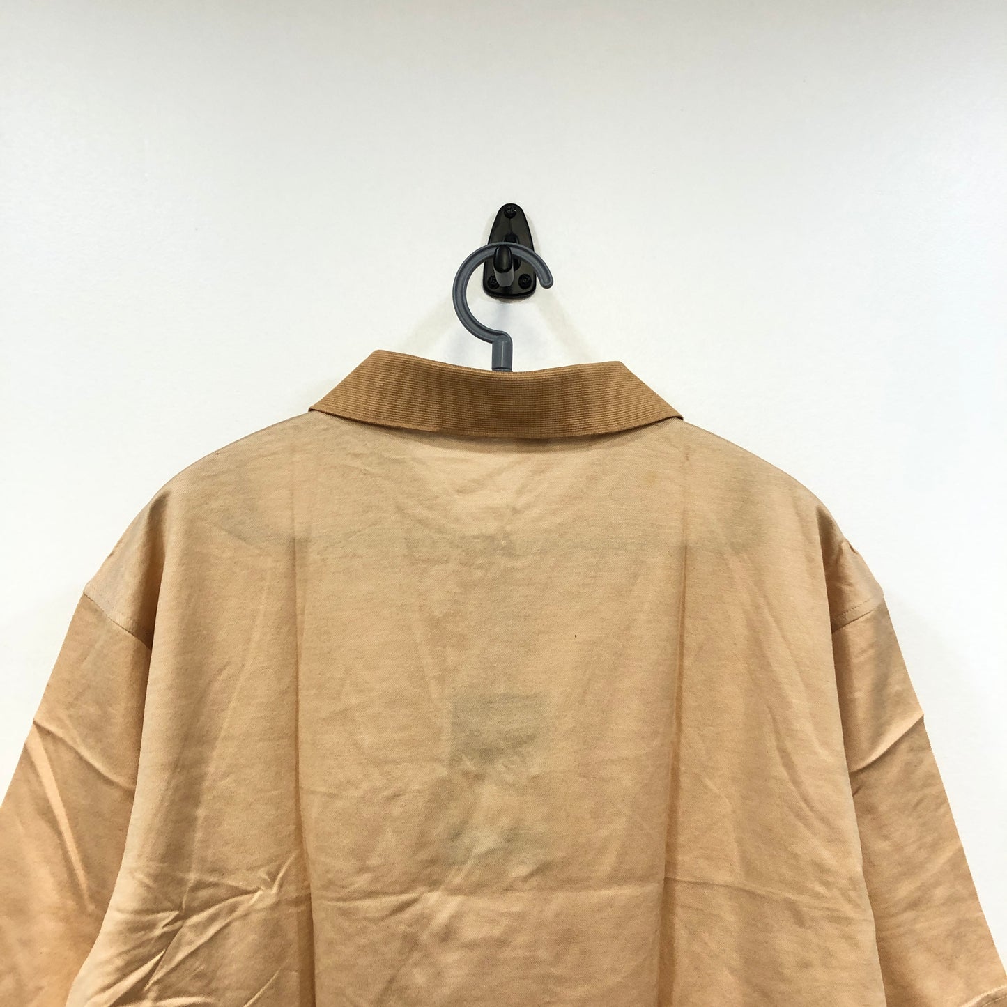 Balenciaga Pale Orange Allover Print Short Sleeve Polo Shirt Size 6