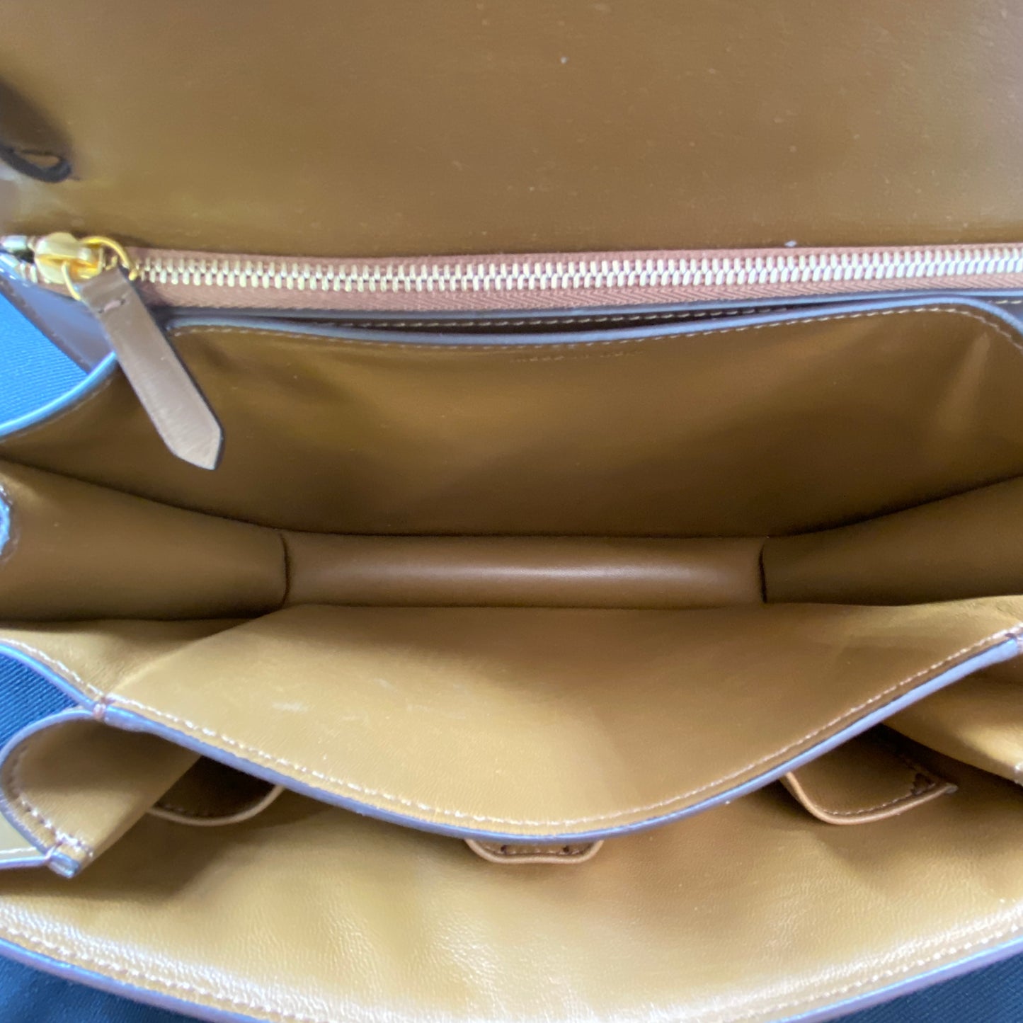 Celine Tan Box Calf Leather Classic Box Flap Crossbody Bag