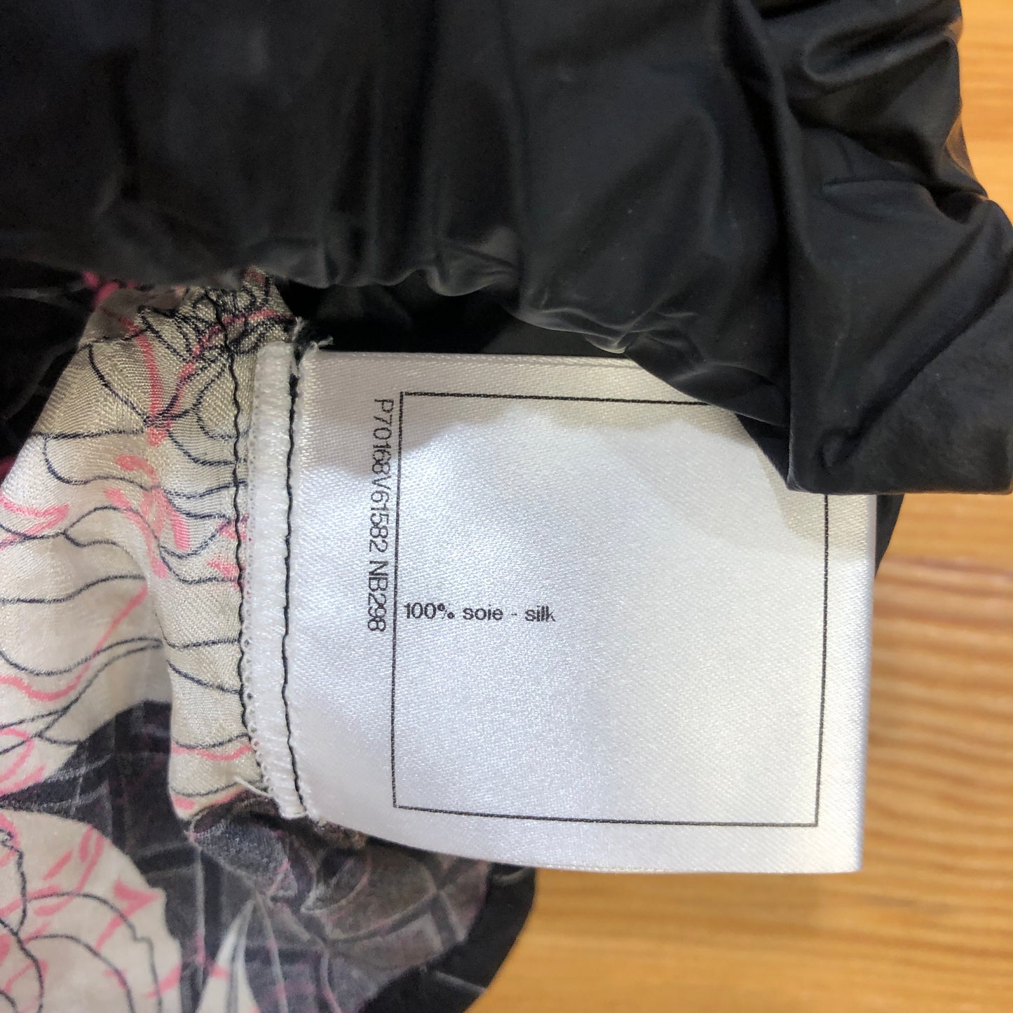 Chanel Camellia Print Corset Top Size 36
