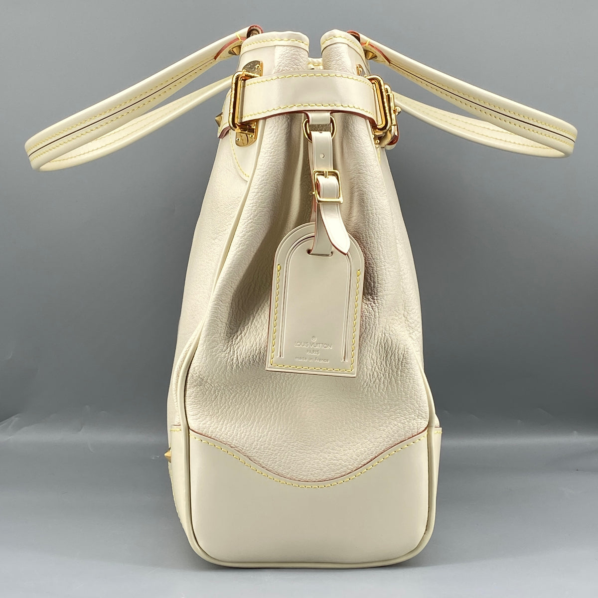 Louis Vuitton Cream Suhali Leather Le Majestueux Tote Bag