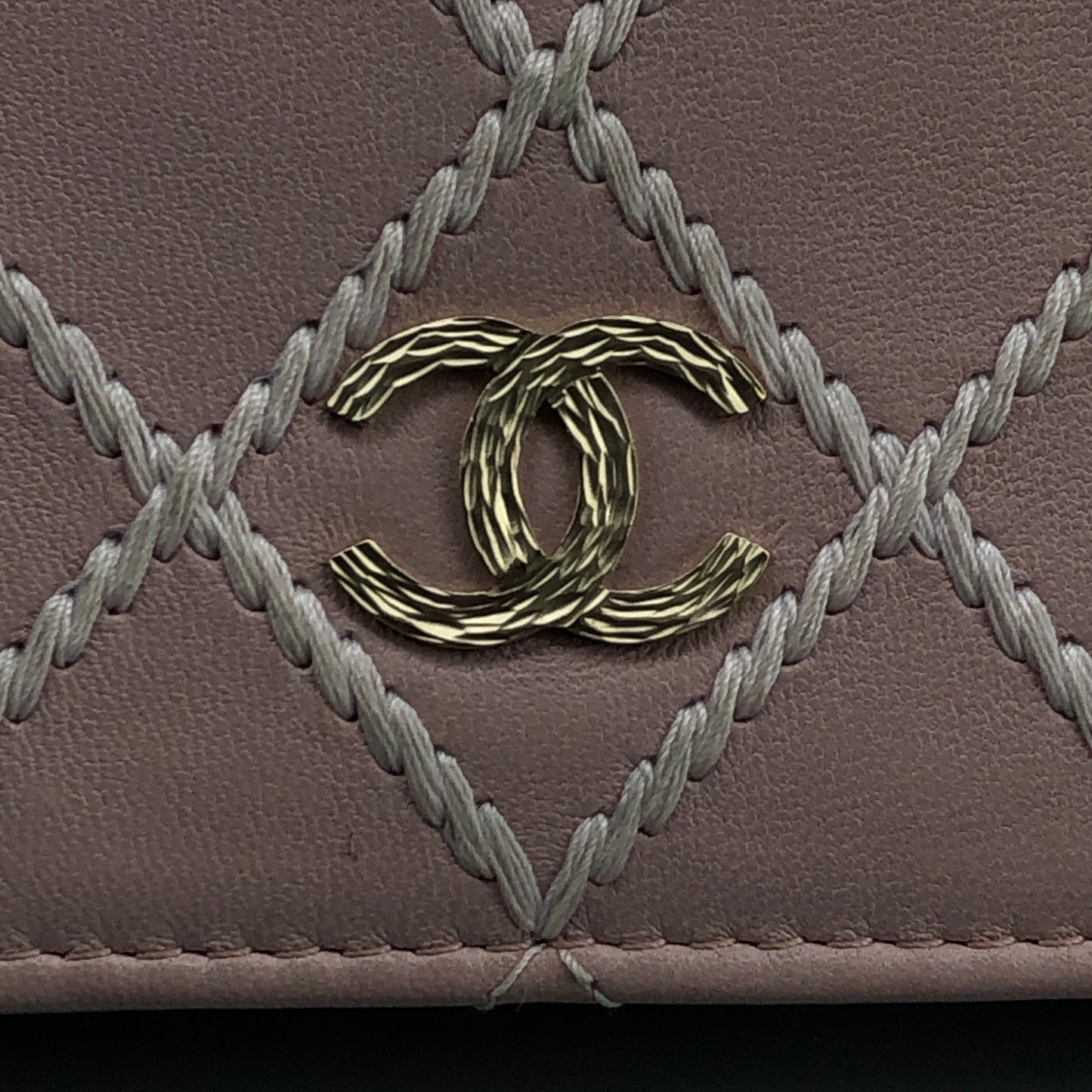 Chanel Blush Pink Large Diamond Quilted Flap Wallet