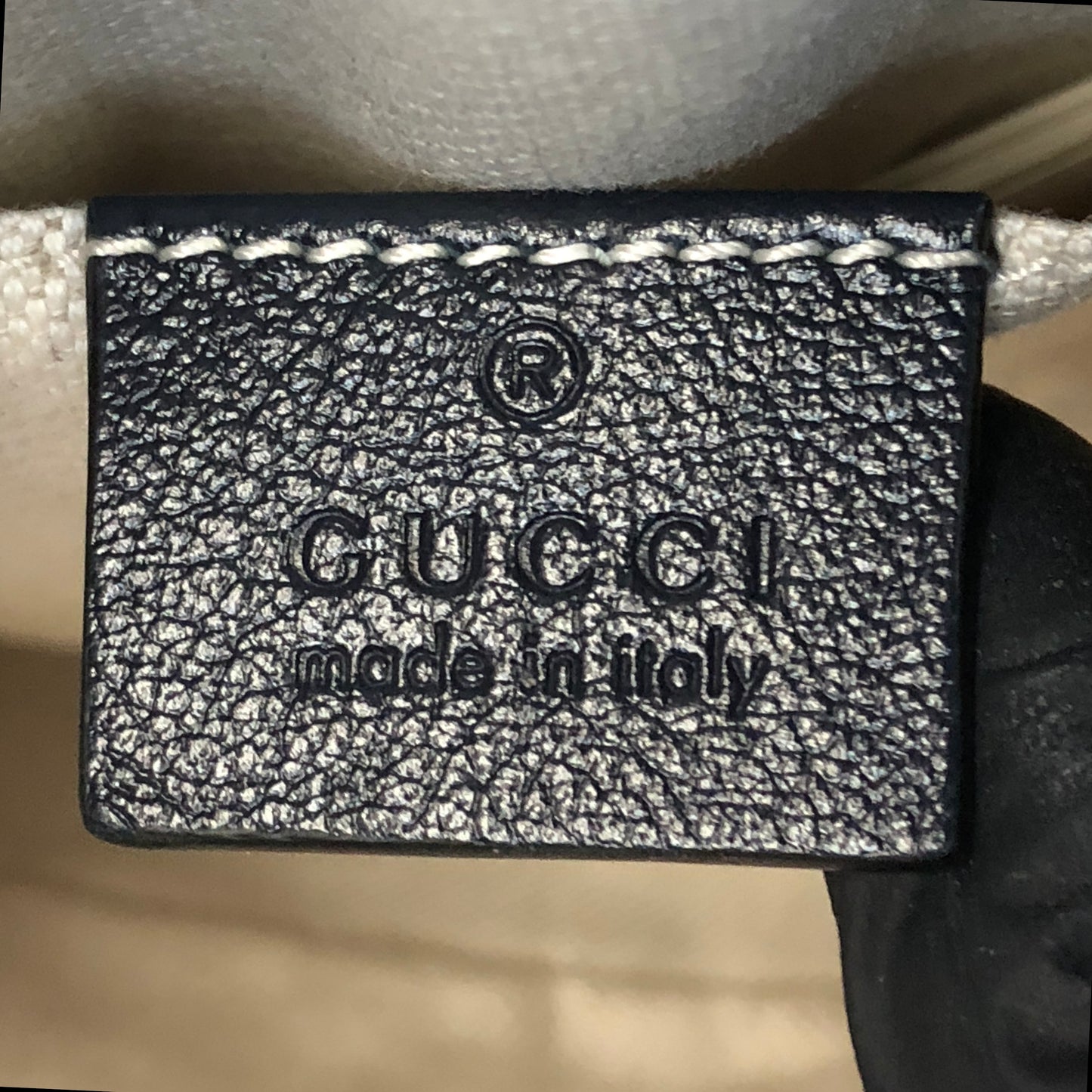 Gucci GG Marmont Small Camera Bag in Blue Diagonal Quilted Canvas