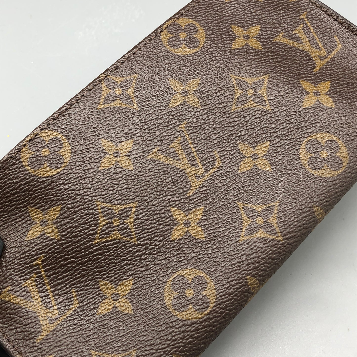 Louis Vuitton Monogram Zip Pouch / Wallet Brown