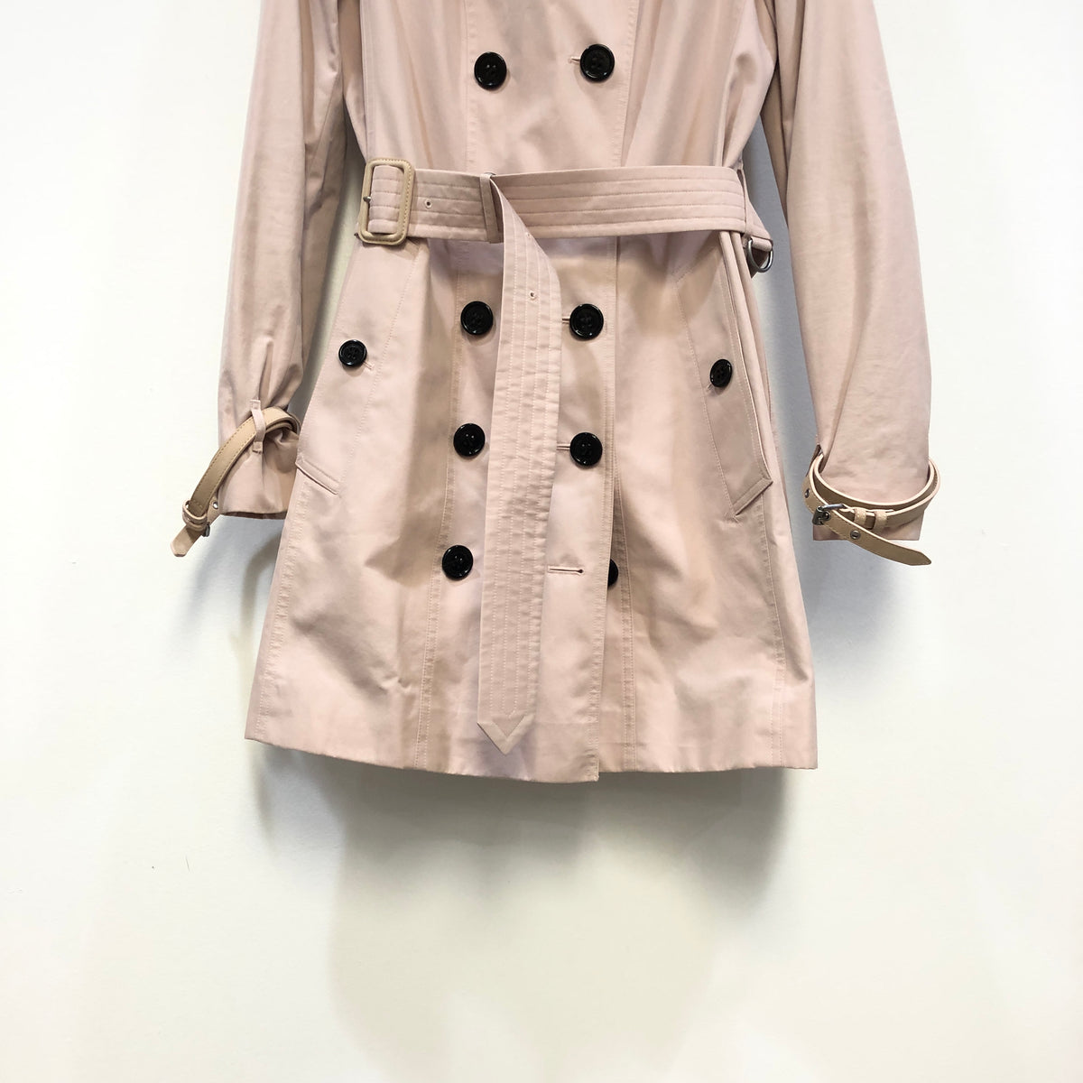 Burberry Dusty Pink Trench Coat US Size 8