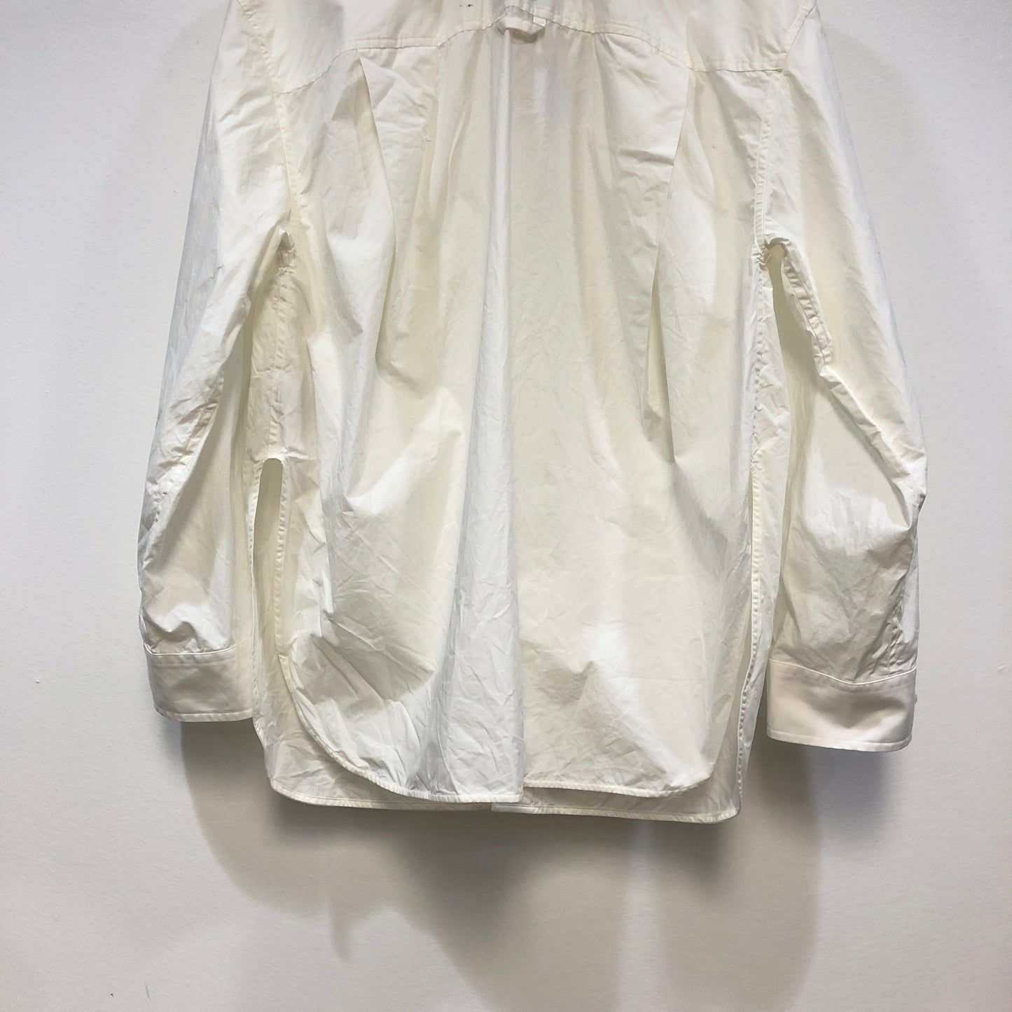 Balenciaga White Oversized Button-Down Shirt Size 34