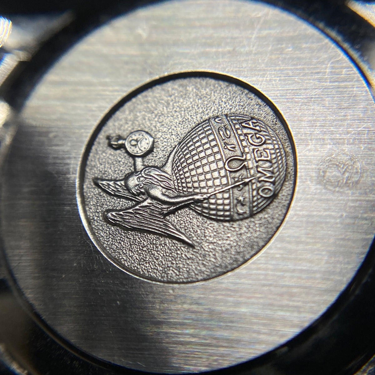 Omega 27mm Stainless Steel Watch With Natural Diamonds