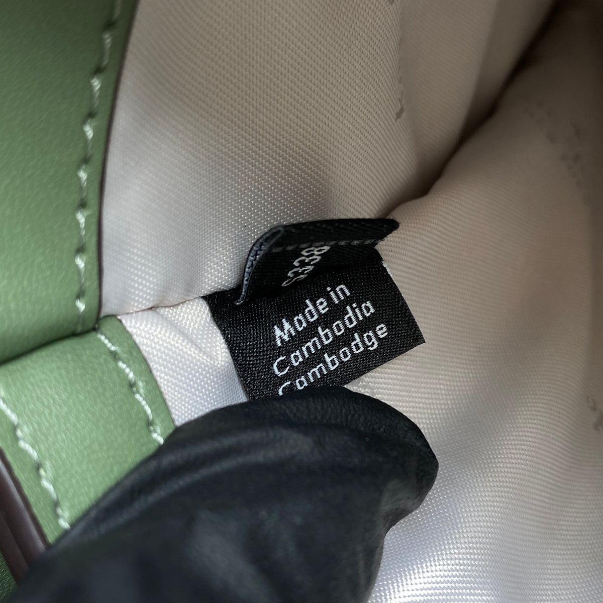 Kate Spade Green Pebbled Leather Bucket Shoulder Bag