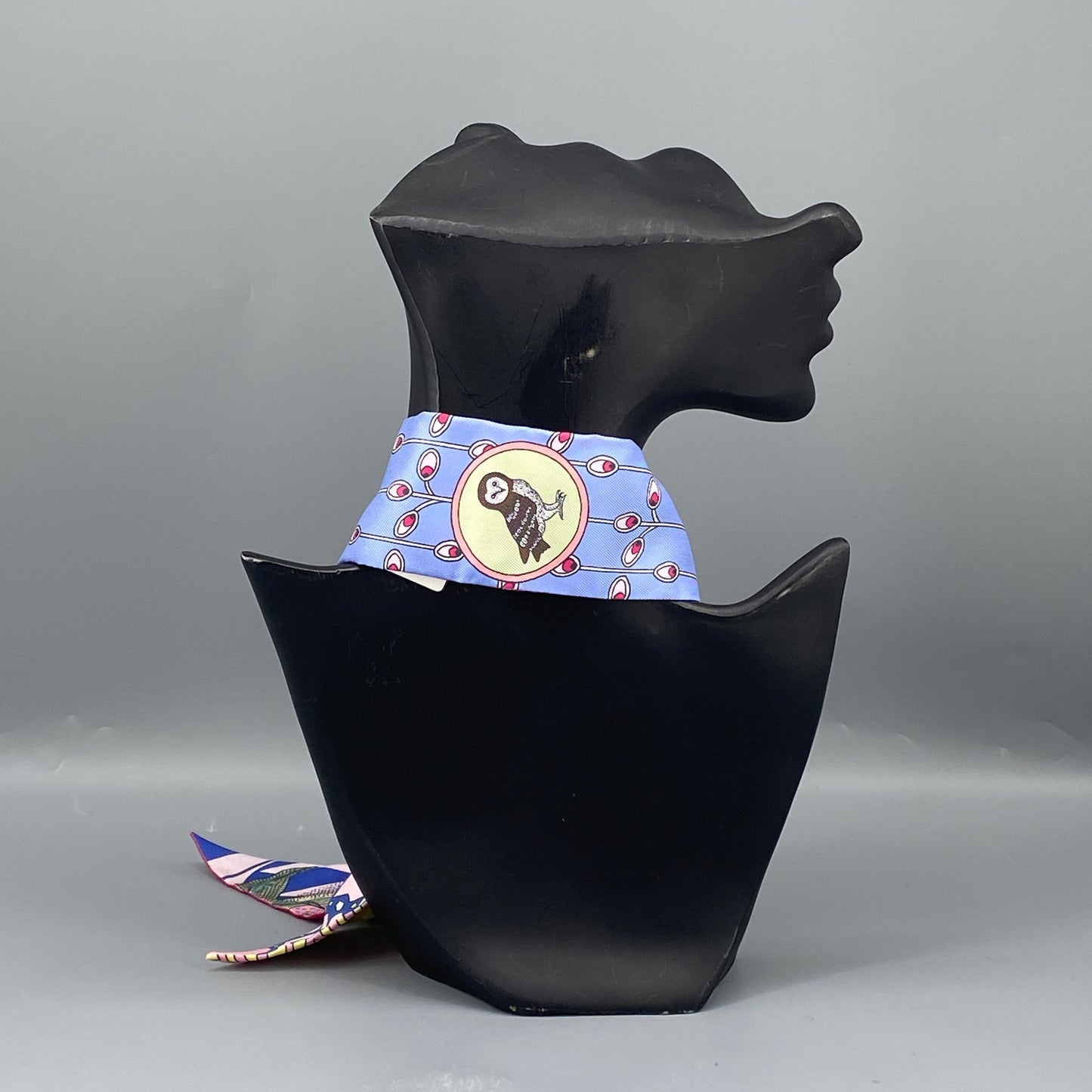 Hermes Multi‑Color Twilly Silk Scarf