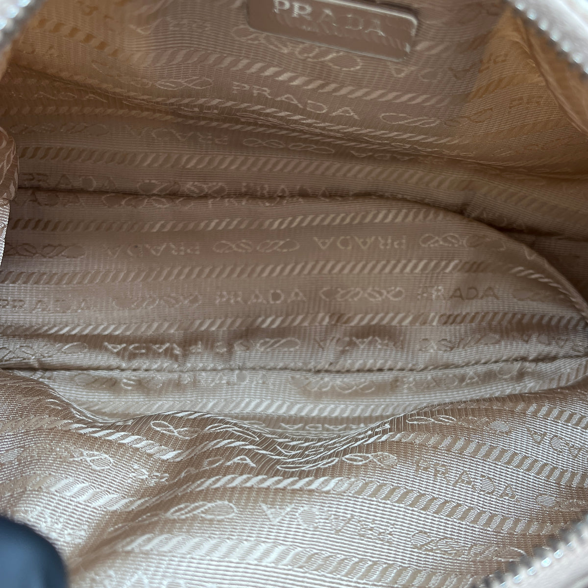 Prada Light brown Re-Edition 2005 Crossbody Bag