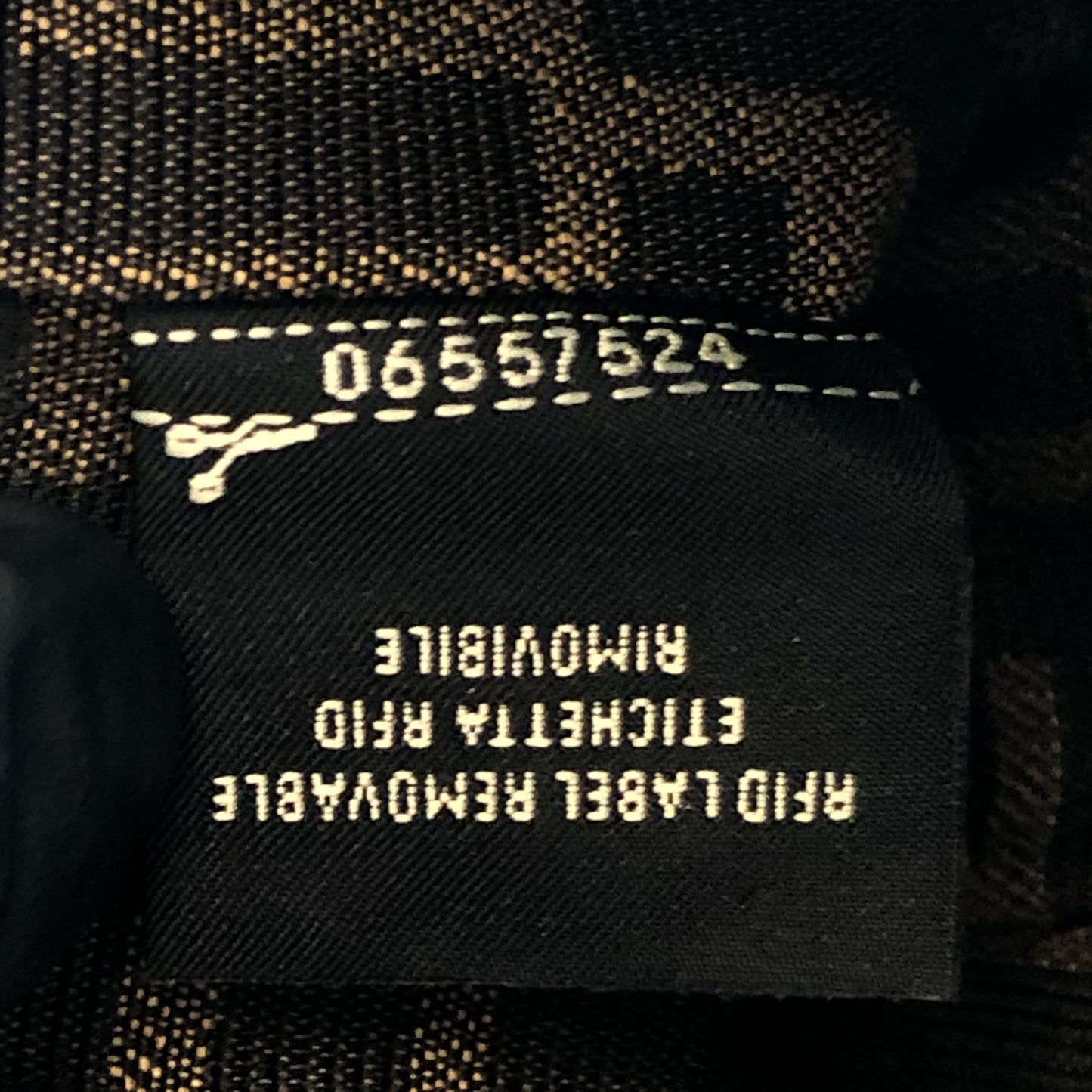 Fendi FF Zucca Baguette Mini Chain Bag Tobacco