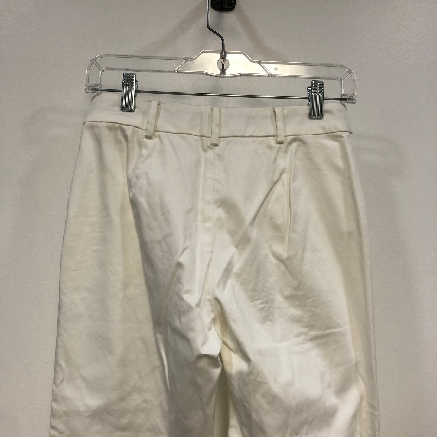 Max Mara White Cropped Trousers Size US 4