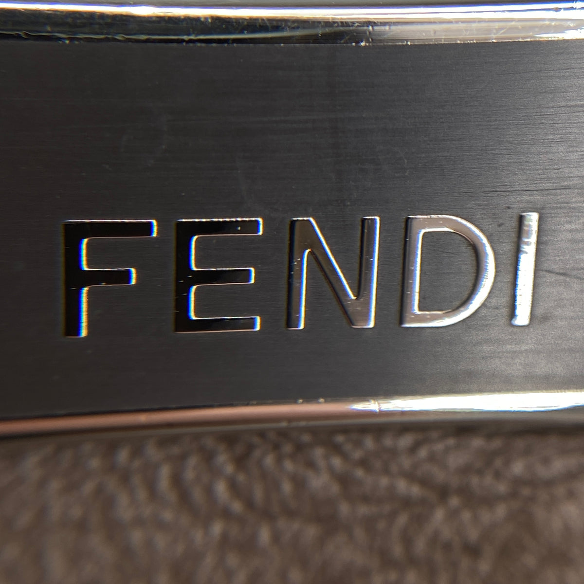Fendi 2Jours Tote Bag Brown Leather