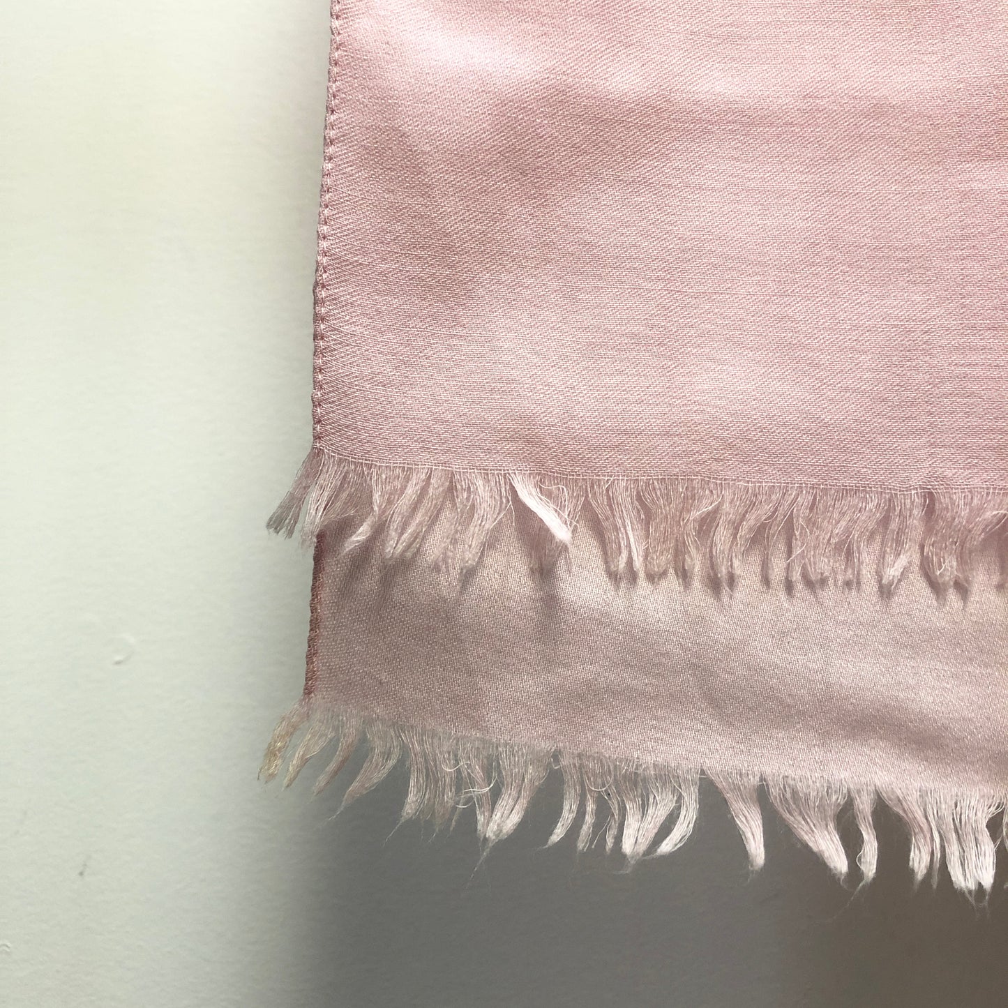 Gucci Light Pink GG Jacquard Fringe Shawl Scarf 197*68cm