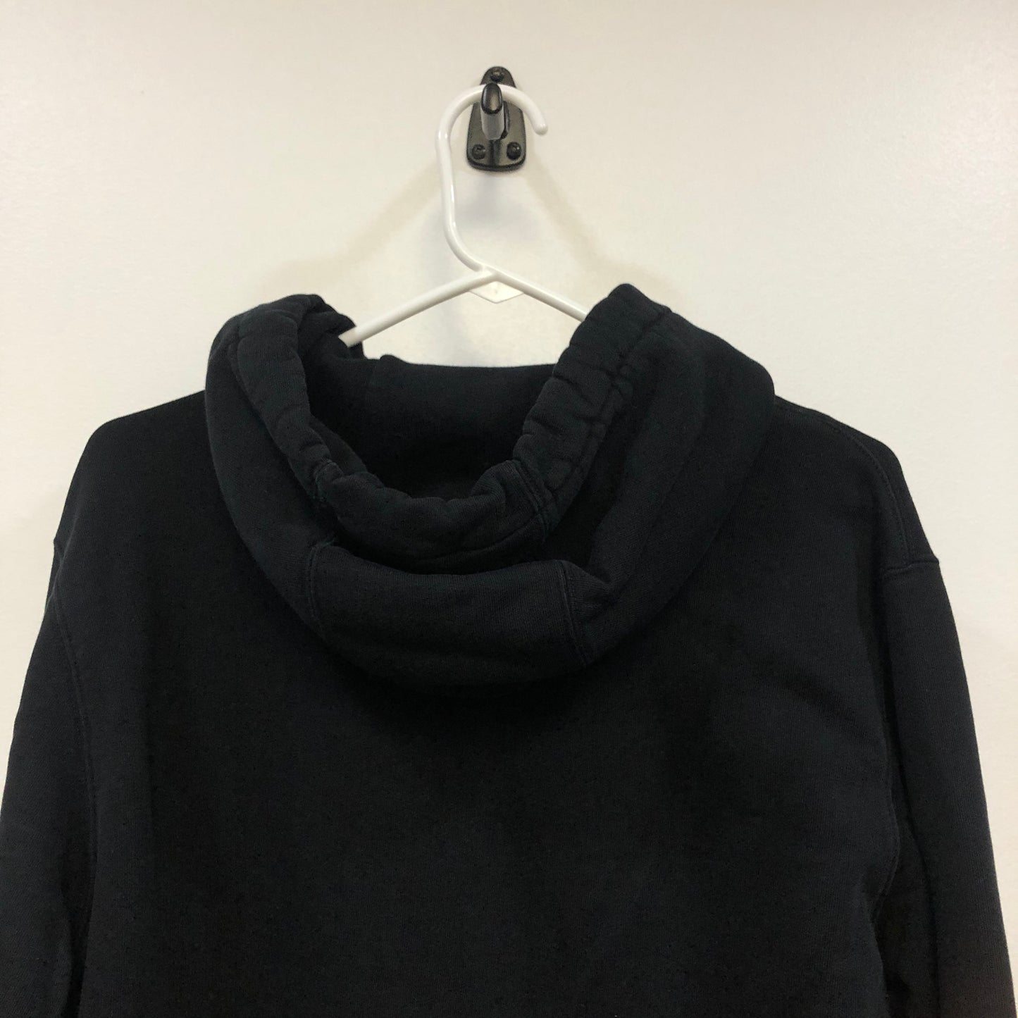 Burberry Black Full‑Zip Hoodie TB Logo Sweatshirt Size S