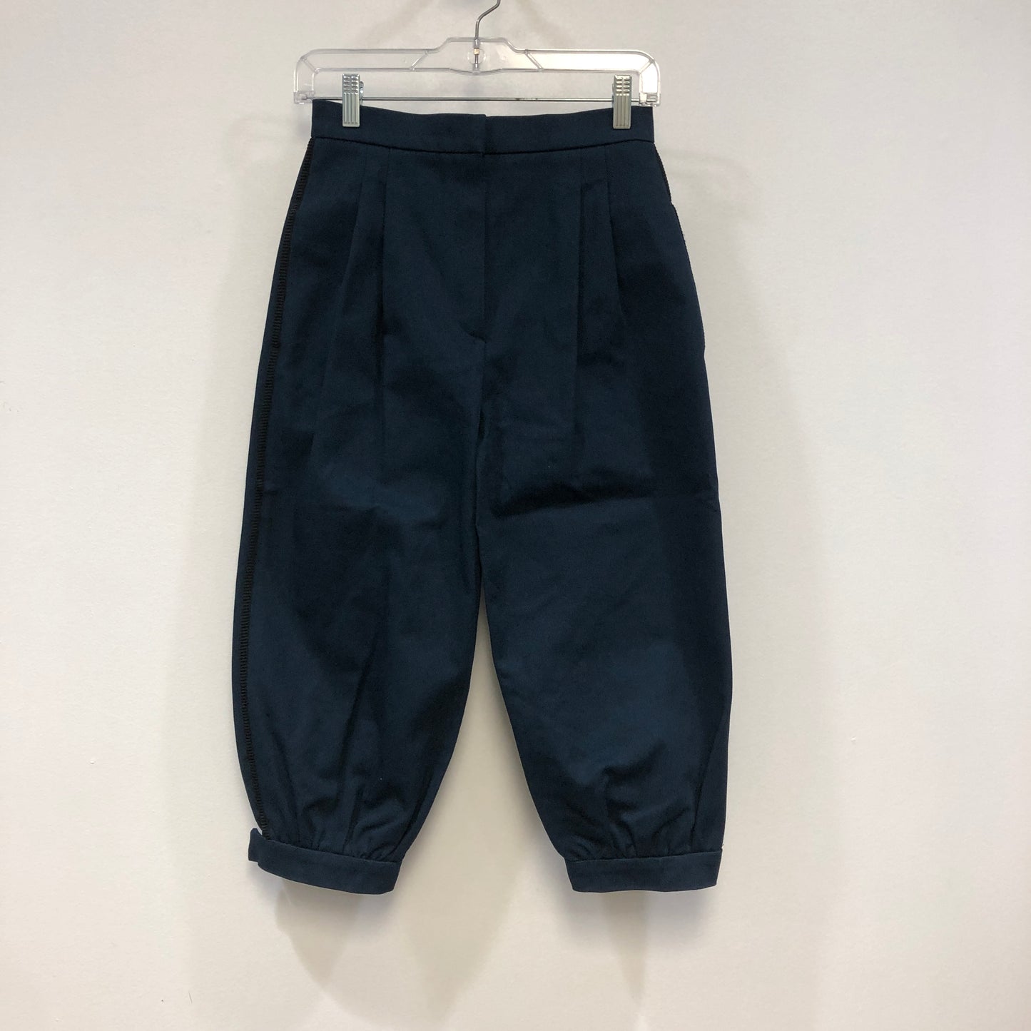 Fendi Navy Blue Balloon Cropped Trousers size 38