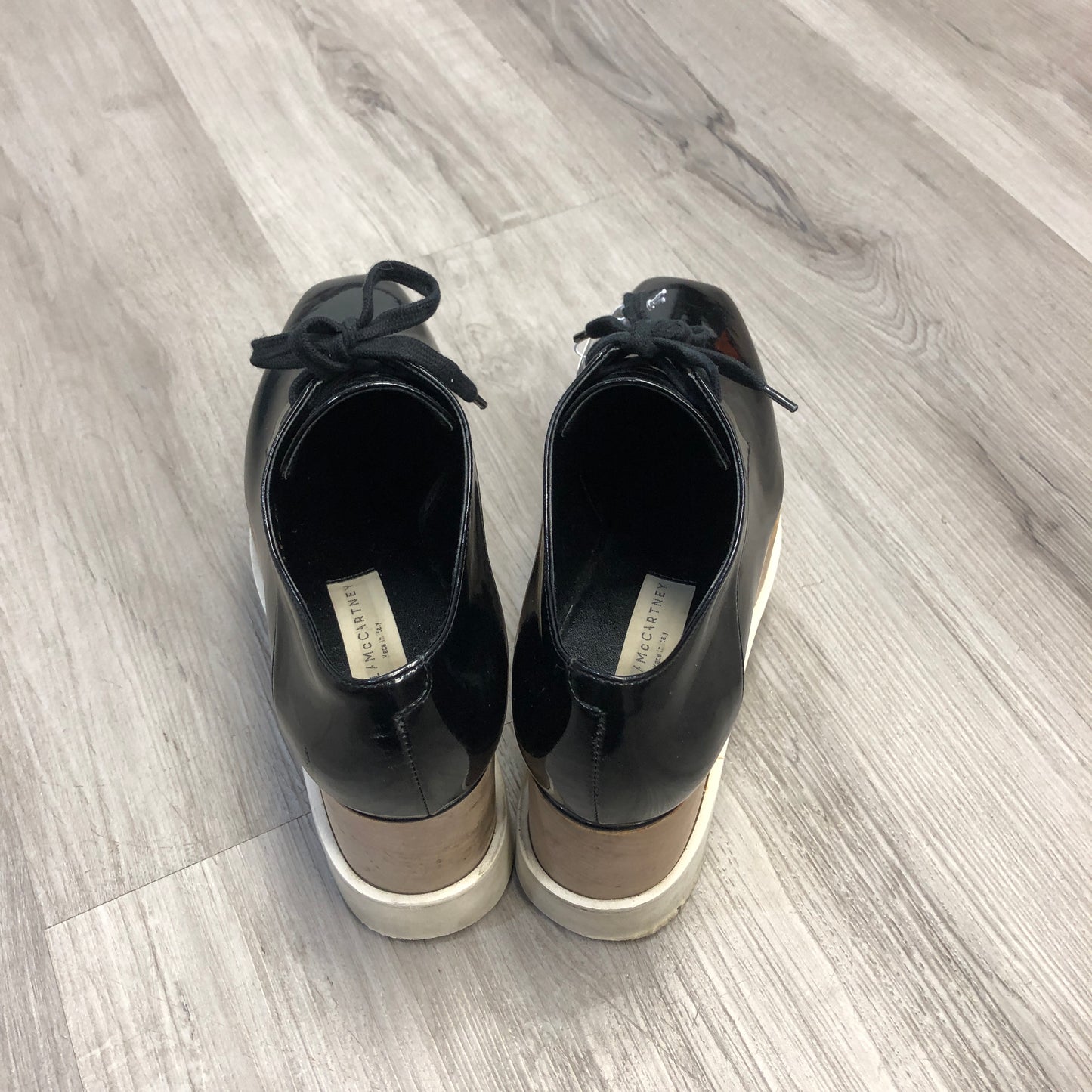 Stella McCartney Women's Elyse Platform Oxford Shoes 36 Black