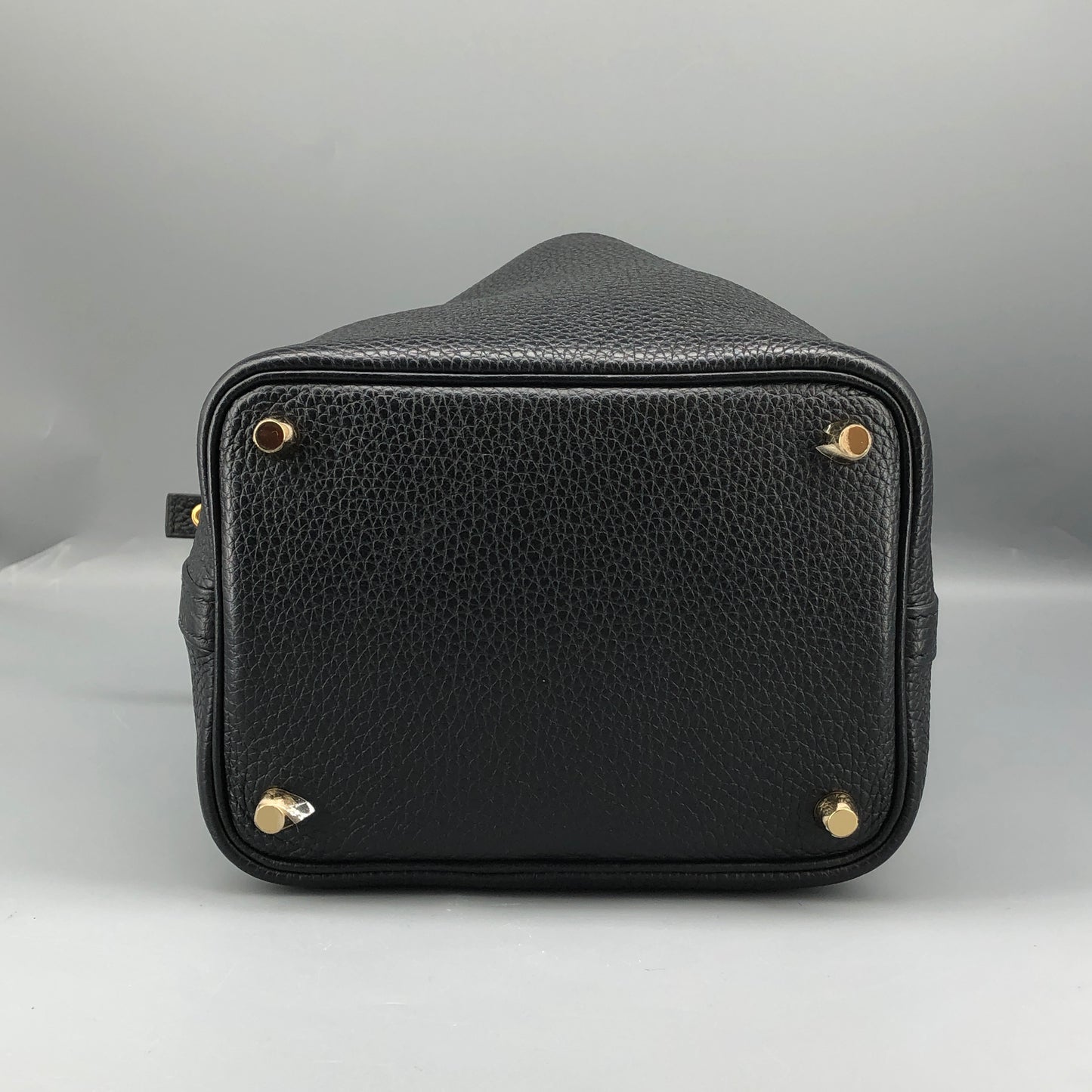 Hermes 2020 Picotin 18 Leather Tote Bag Black