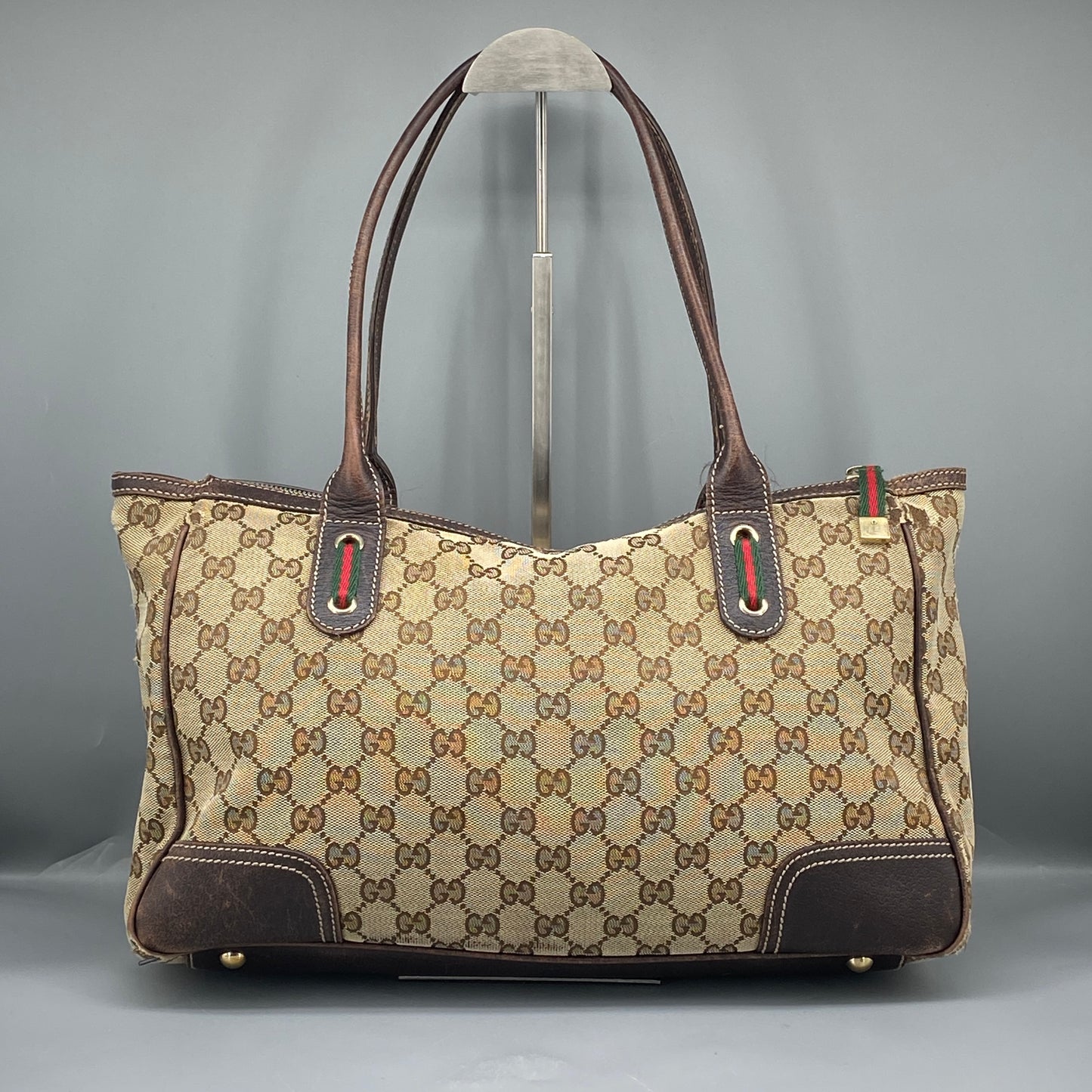 Gucci GG Canvas Handbag Beige/Brown