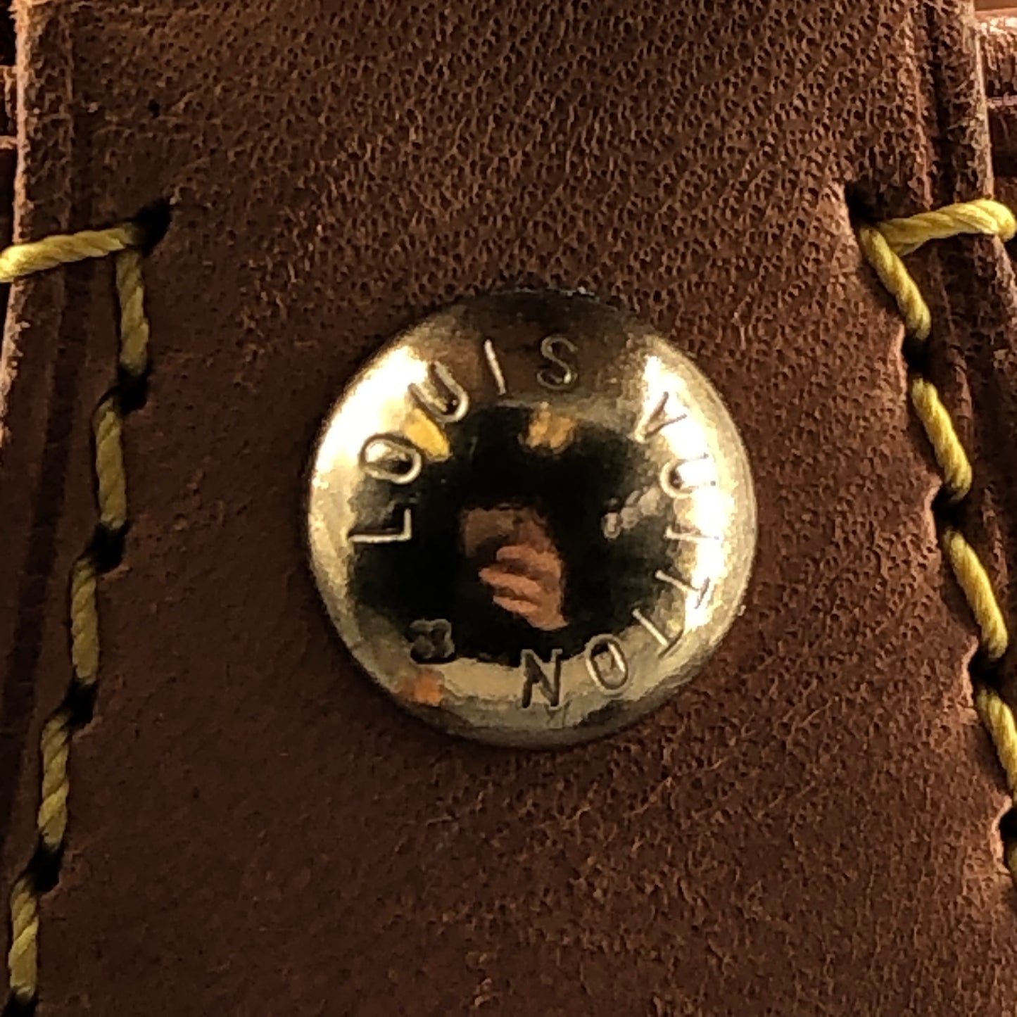 Louis Vuitton Hudson Monogram Canvas Shoulder Bag Brown