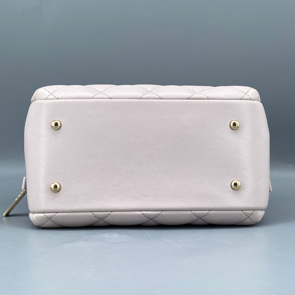 Chanel Lambskin Quilted Trendy CC Bowling Mini Bag blush pink