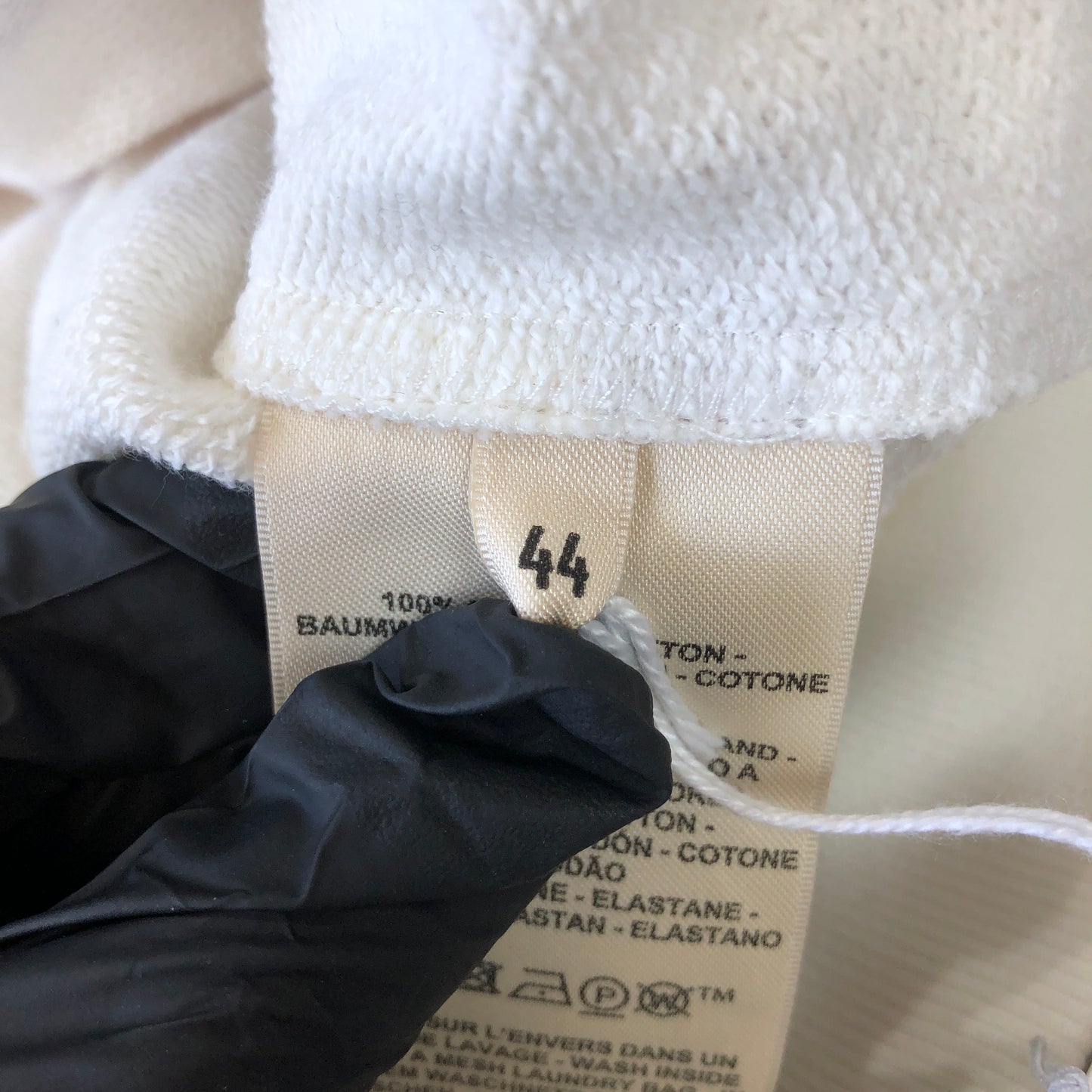 NWT Hermes Women's Printed Cotton Crewneck Sweatshirt Size 44 White/Red